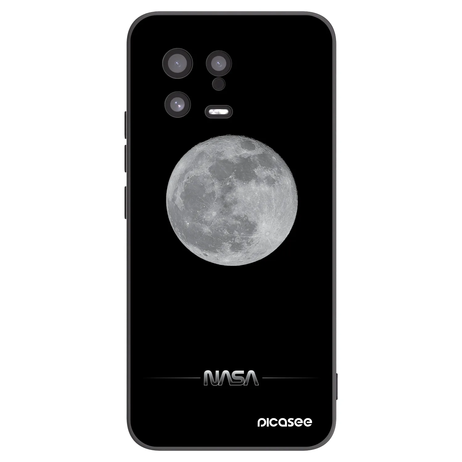Picasee silikonový černý obal pro Xiaomi 13 - Moon Minimal