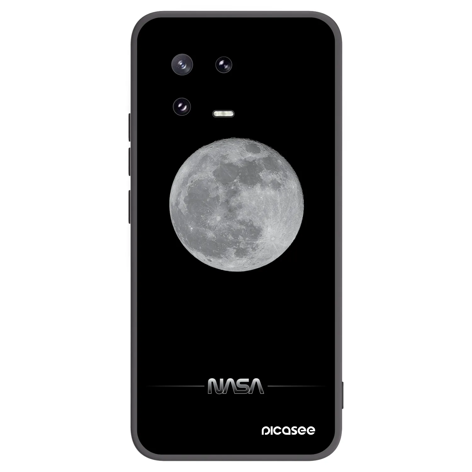 Picasee silikonový černý obal pro Xiaomi 13 Pro - Moon Minimal