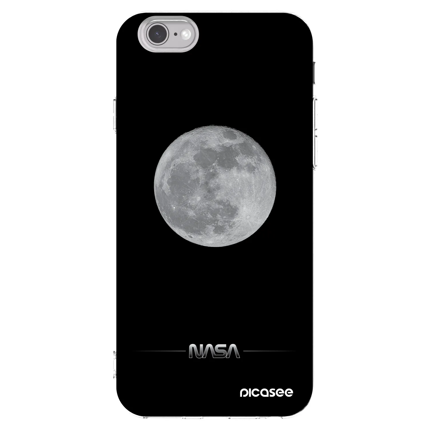 Picasee silikonový průhledný obal pro Apple iPhone 6/6S - Moon Minimal