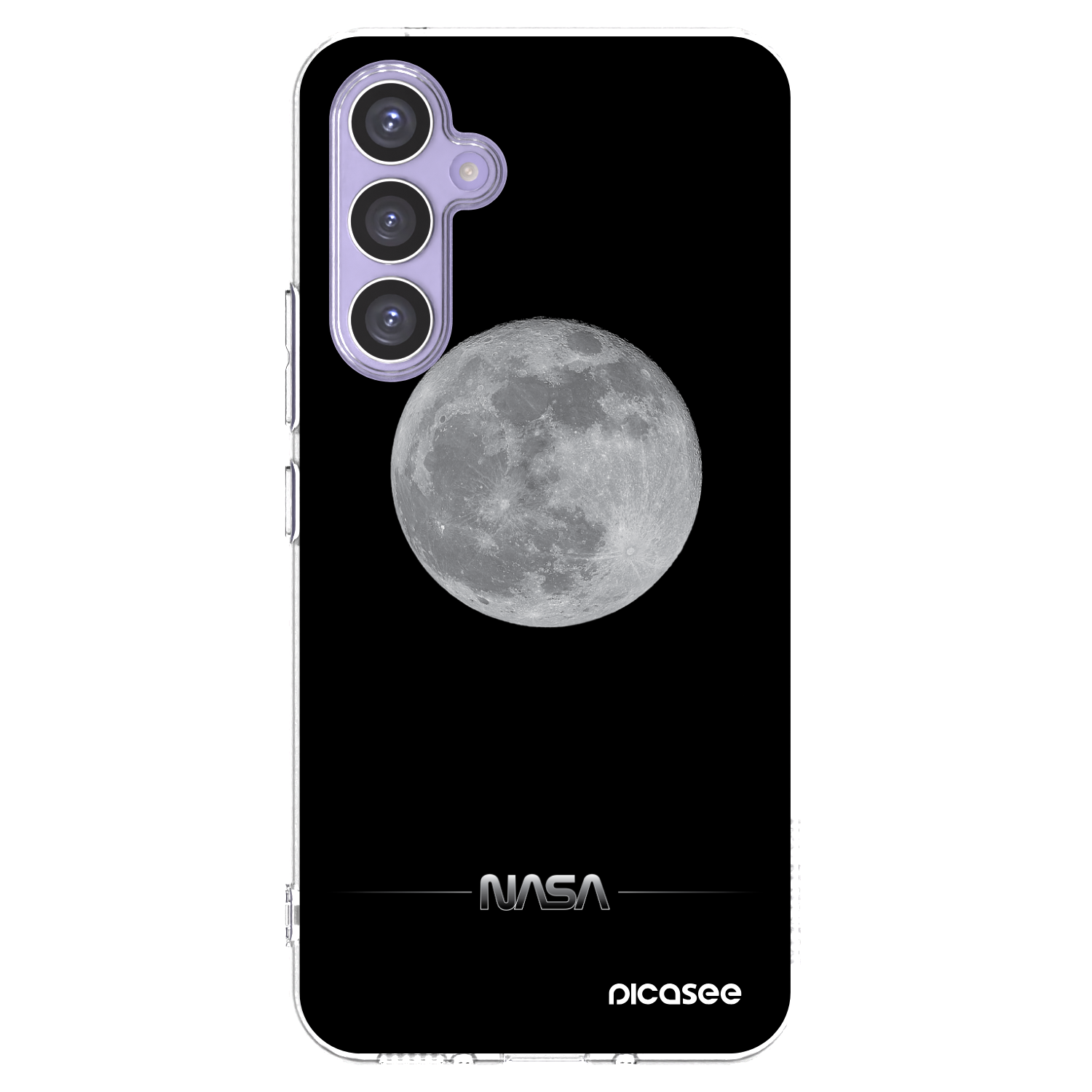 Picasee silikonový průhledný obal pro Samsung Galaxy A54 5G A546B - Moon Minimal