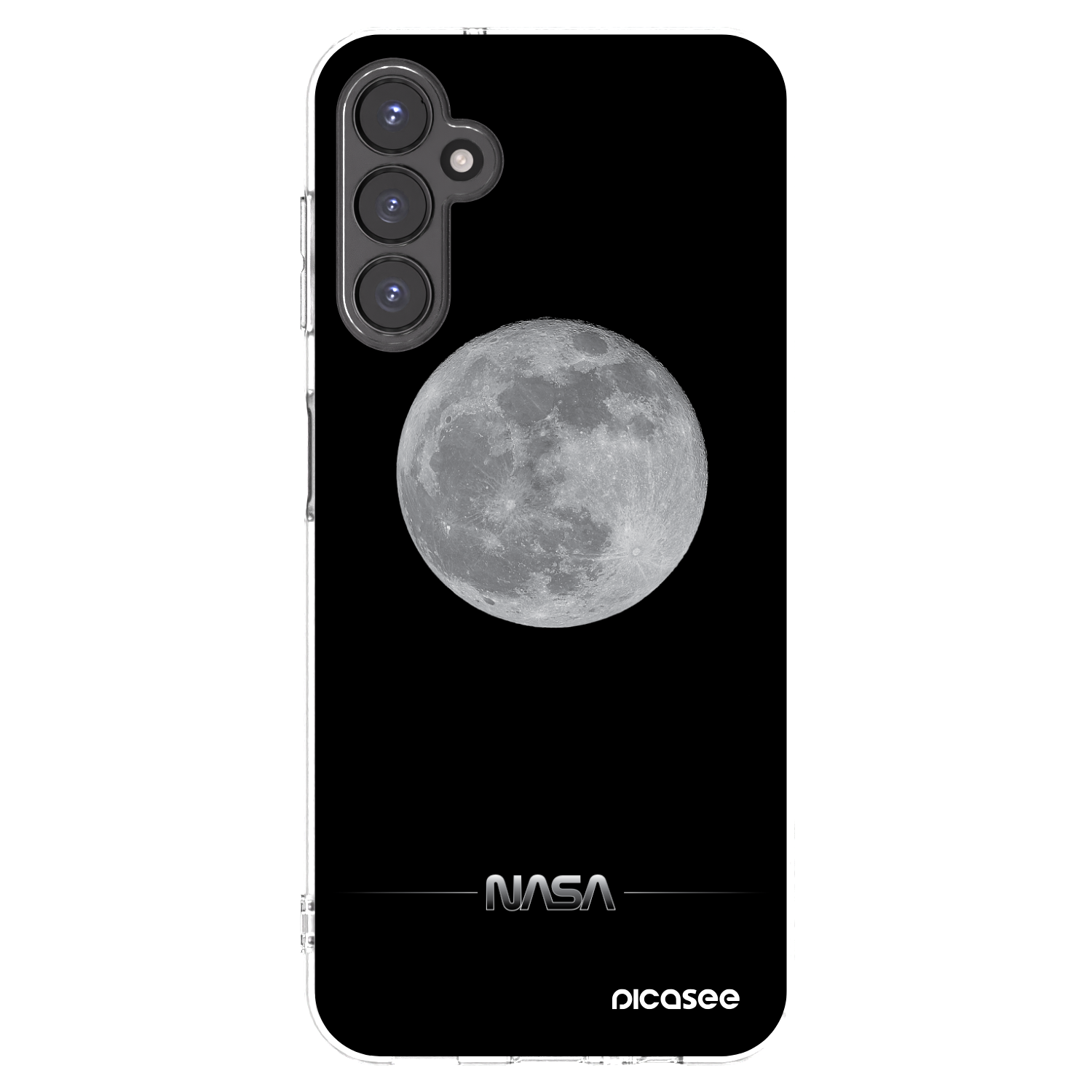 Picasee silikonový průhledný obal pro Samsung Galaxy A14 5G A146P - Moon Minimal