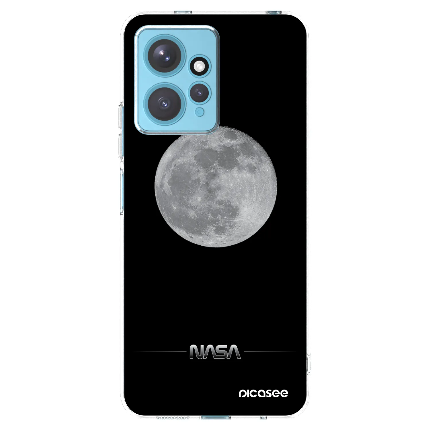 Picasee silikonový průhledný obal pro Xiaomi Redmi Note 12 4G - Moon Minimal