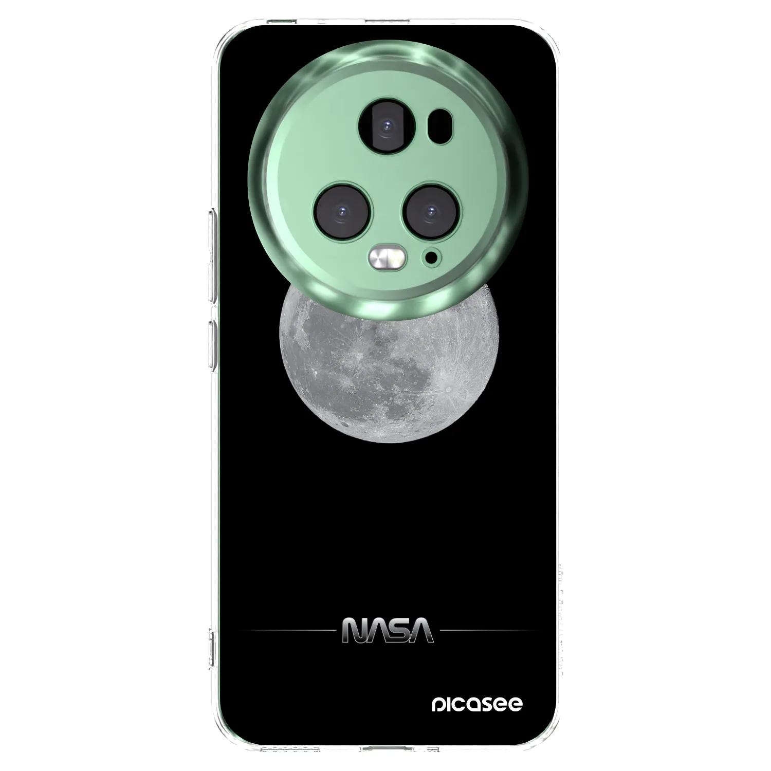 Picasee silikonový průhledný obal pro Honor Magic5 Pro - Moon Minimal
