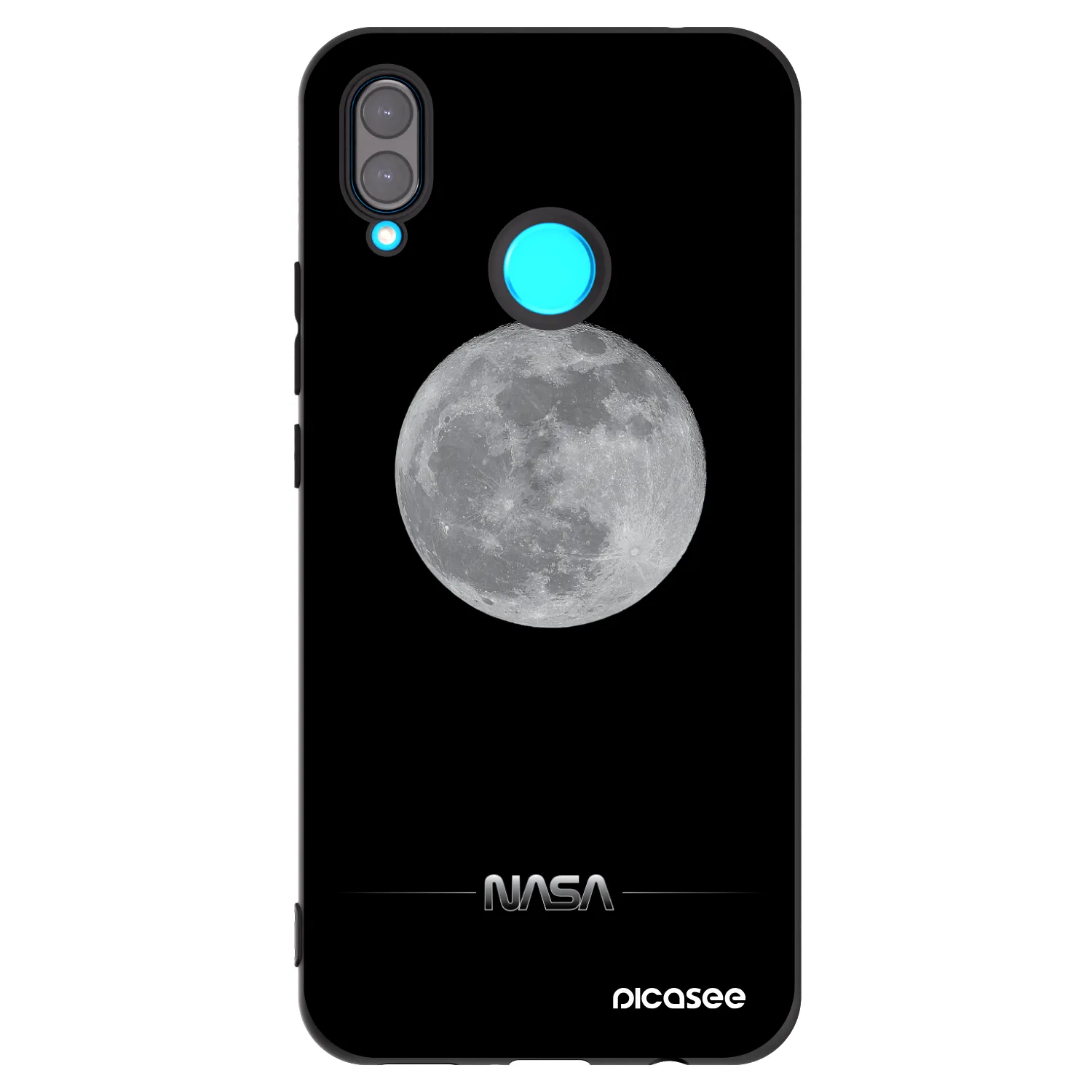 Picasee silikonový černý obal pro Huawei Nova 3 - Moon Minimal