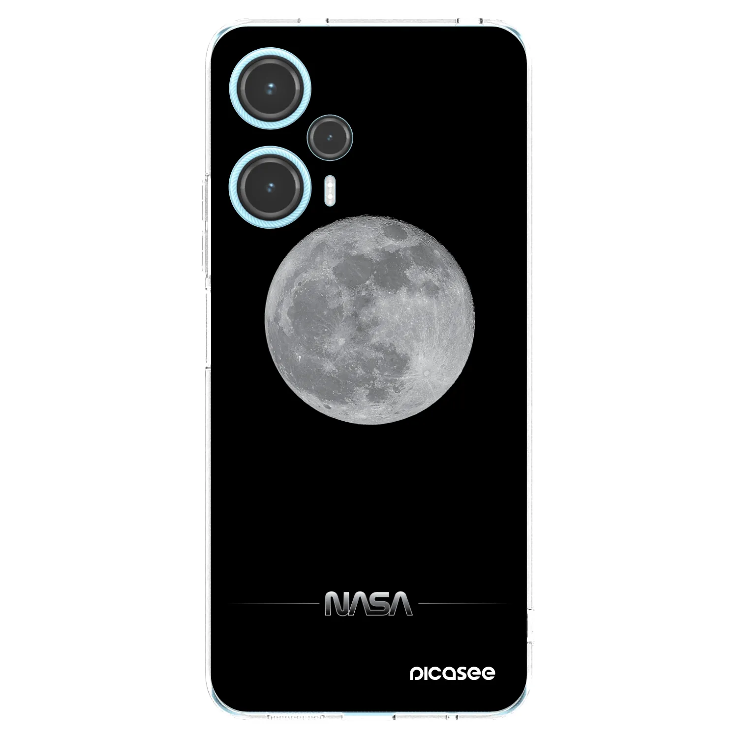 Picasee silikonový průhledný obal pro Xiaomi Poco F5 - Moon Minimal
