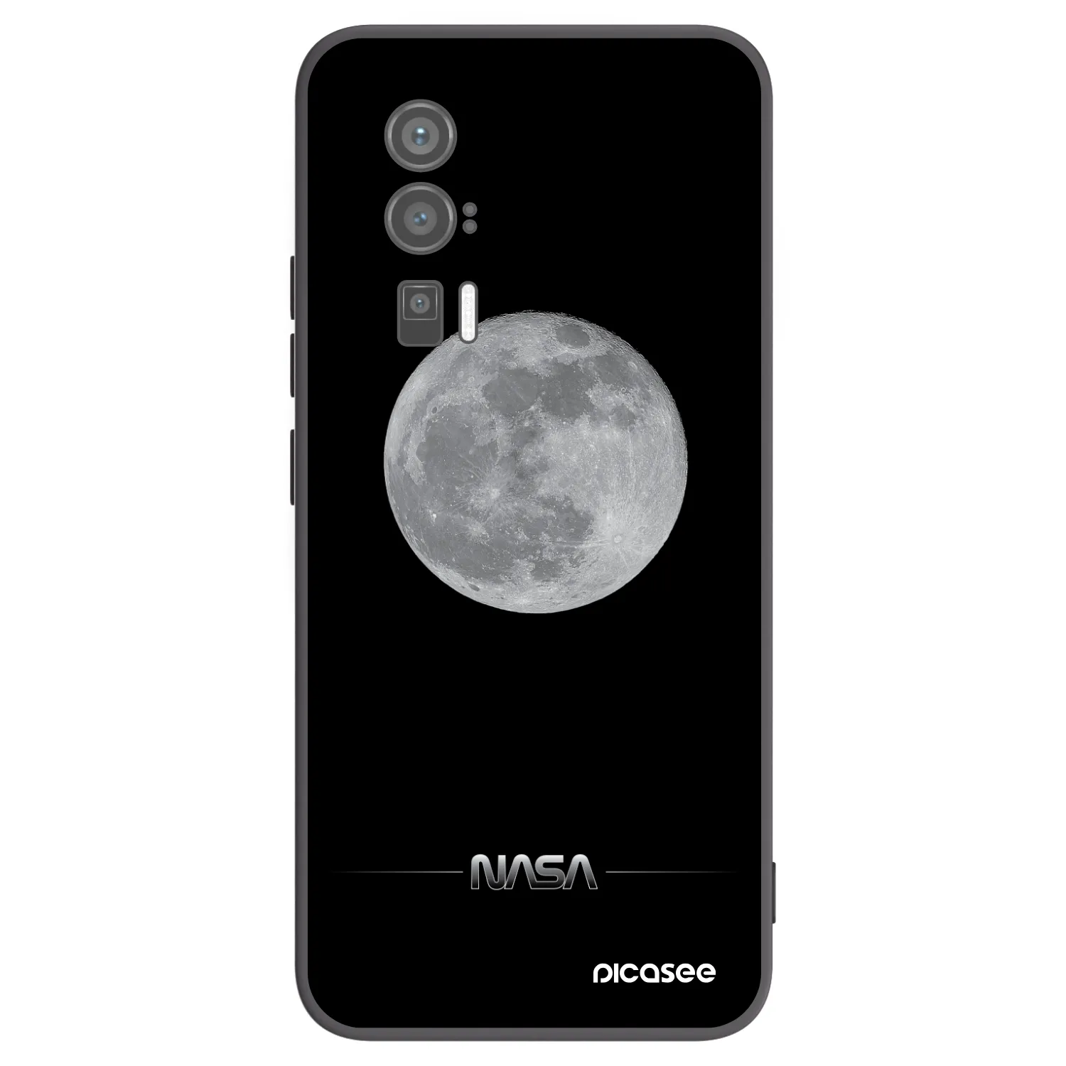 Picasee silikonový černý obal pro Xiaomi Poco F5 Pro 5G - Moon Minimal
