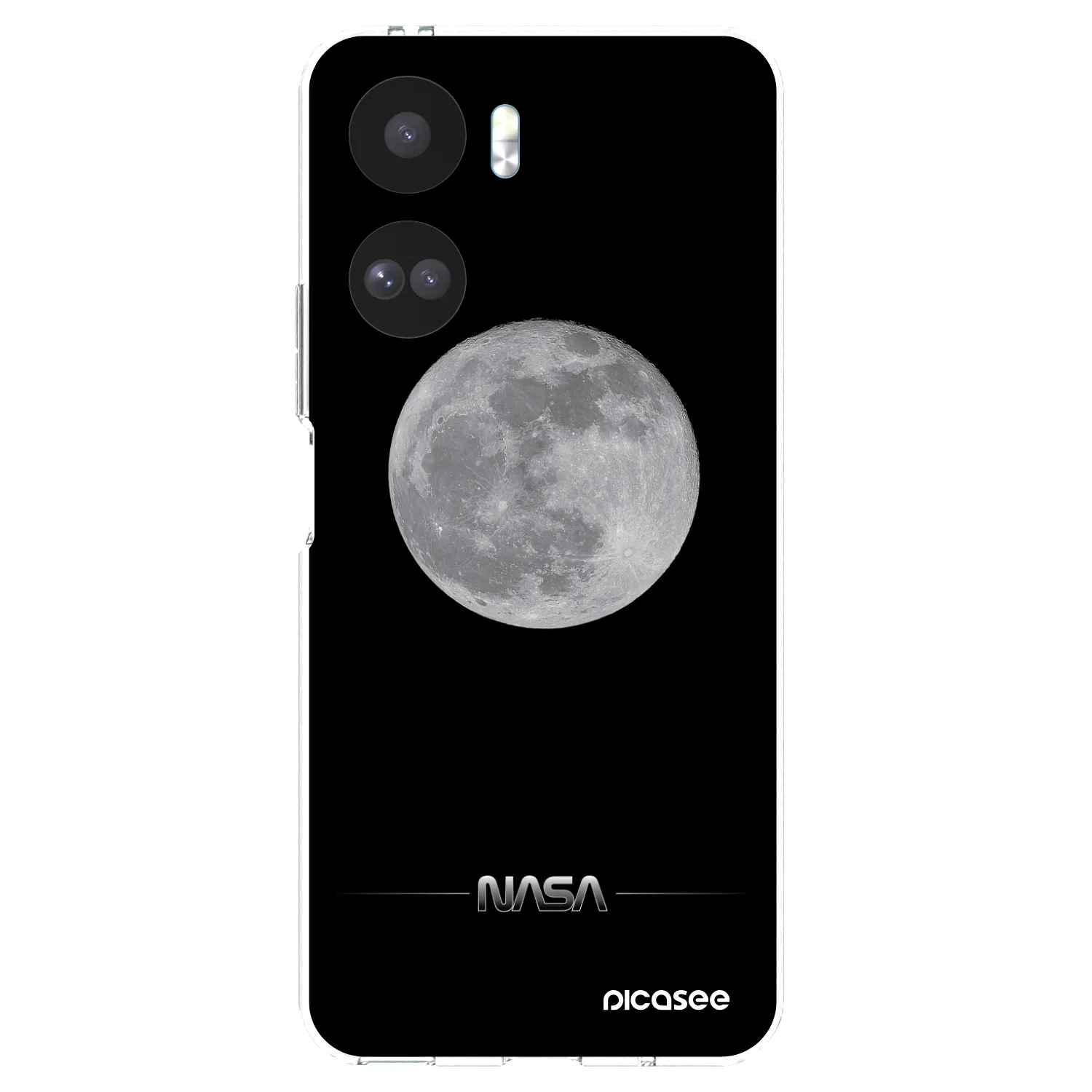 Picasee silikonový průhledný obal pro Honor 90 Lite 5G - Moon Minimal