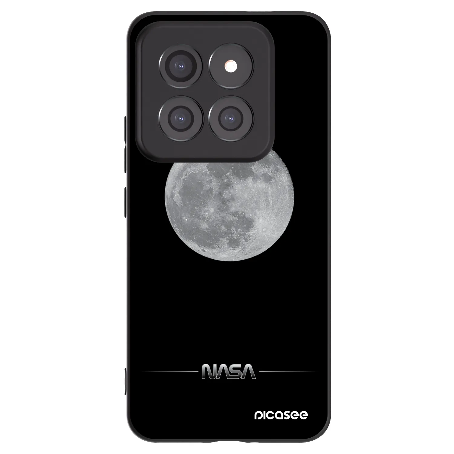 Picasee silikonový černý obal pro Xiaomi 14 Pro - Moon Minimal