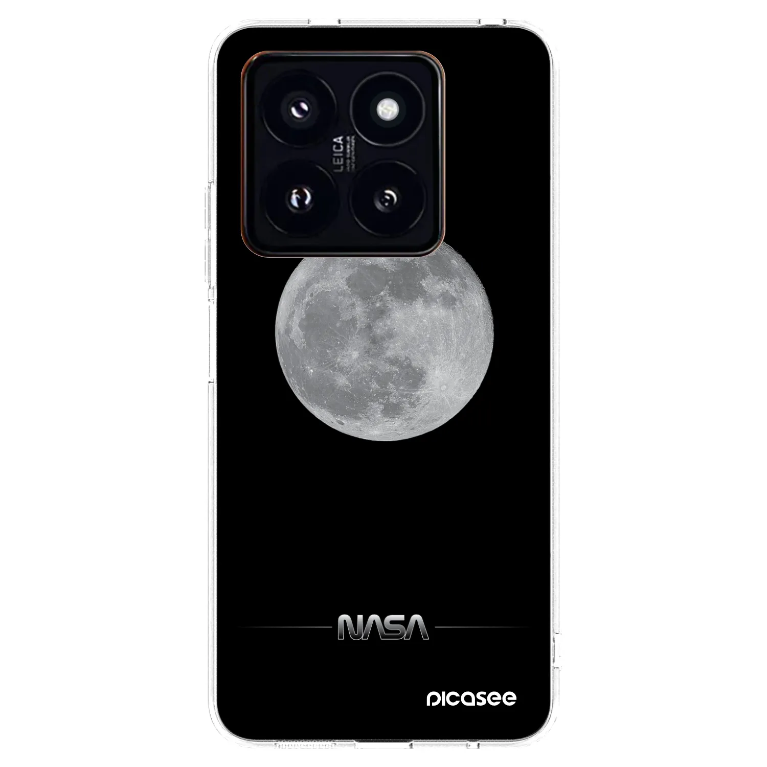 Picasee silikonový průhledný obal pro Xiaomi 14 Pro - Moon Minimal