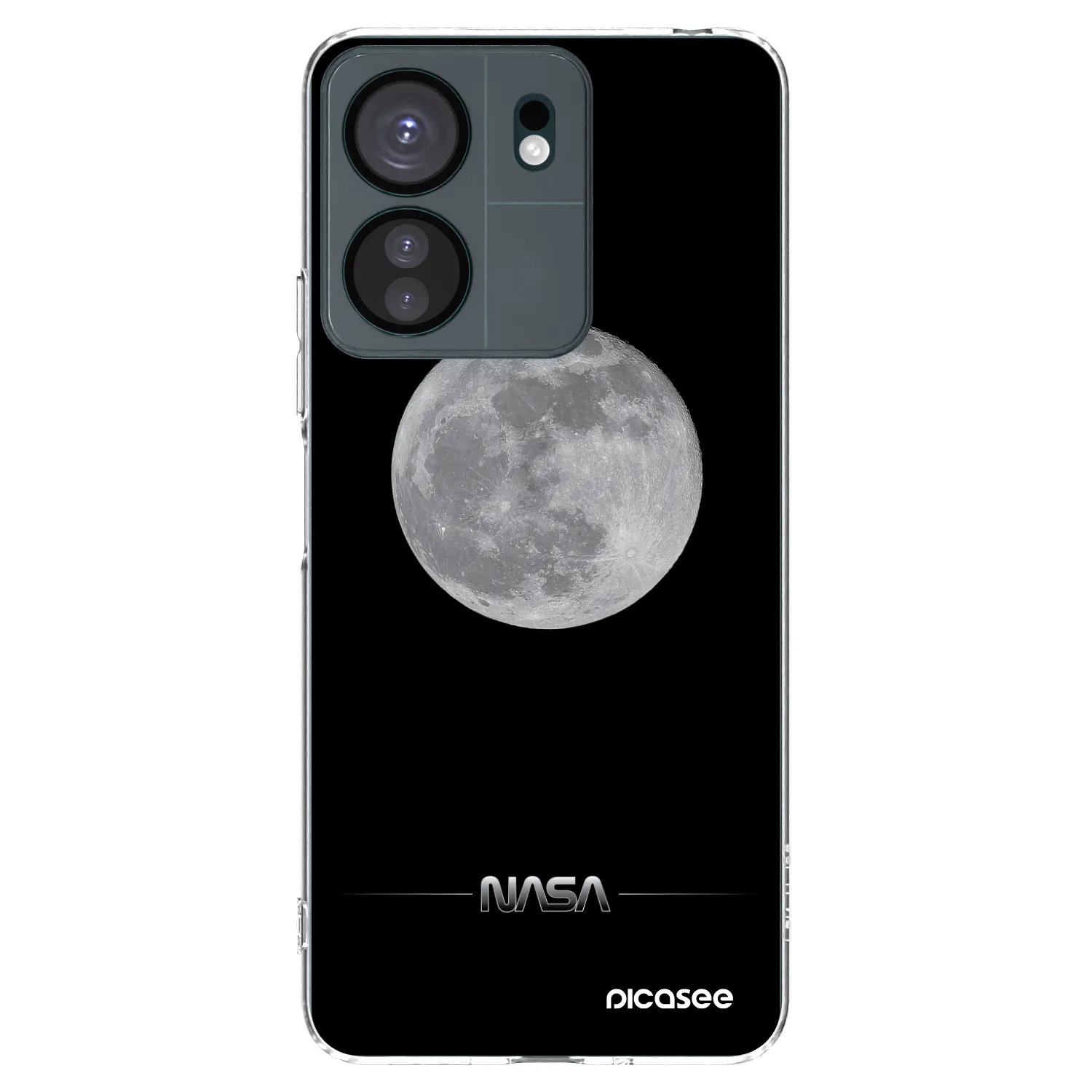 Picasee silikonový průhledný obal pro Xiaomi Redmi 13C 4G - Moon Minimal