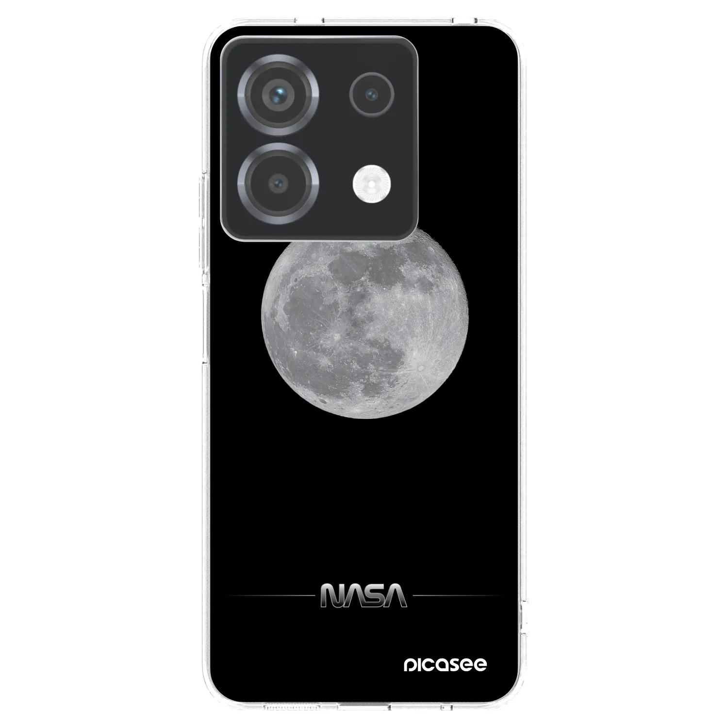 Picasee silikonový průhledný obal pro Xiaomi Poco X6 - Moon Minimal