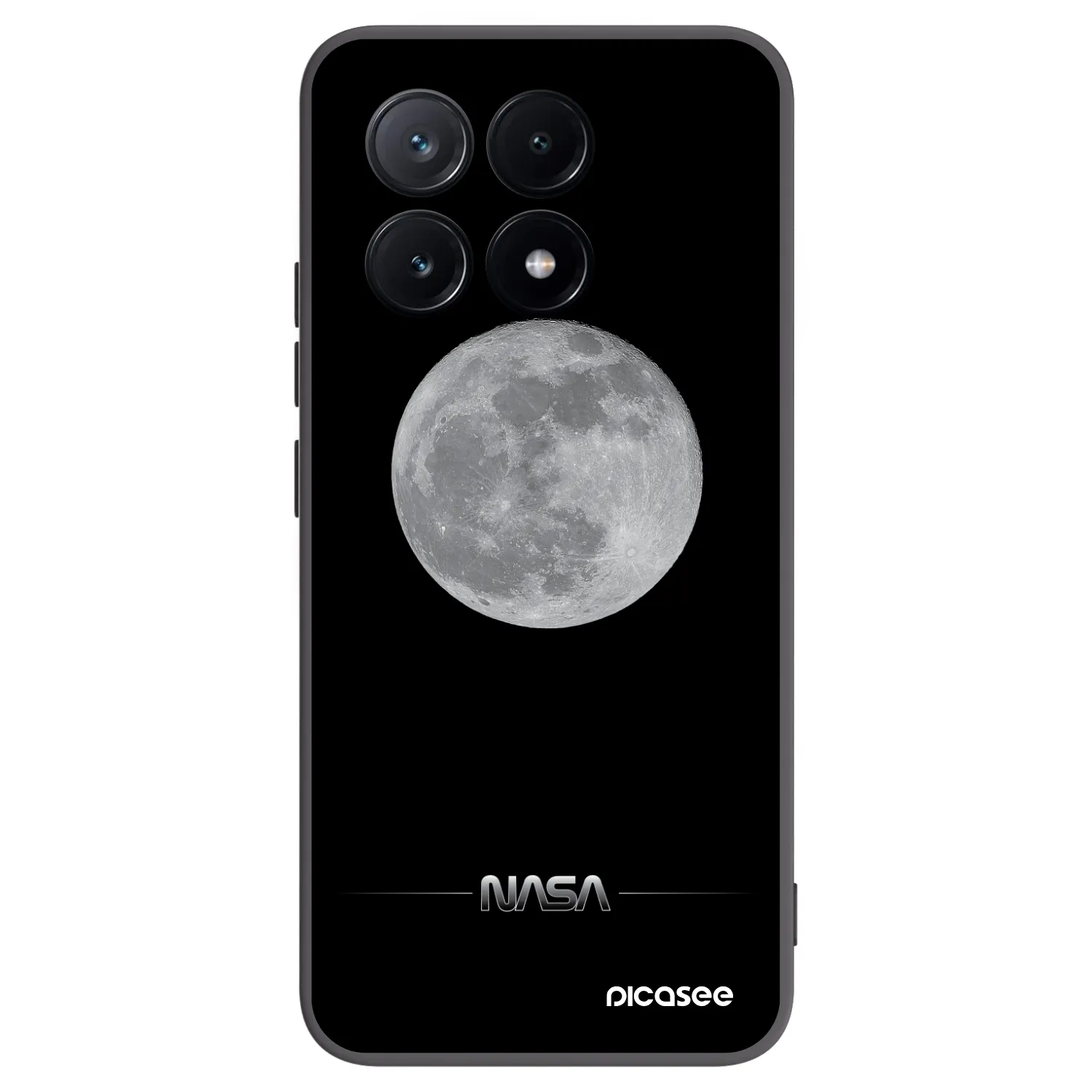 Picasee silikonový černý obal pro Xiaomi Poco X6 Pro - Moon Minimal