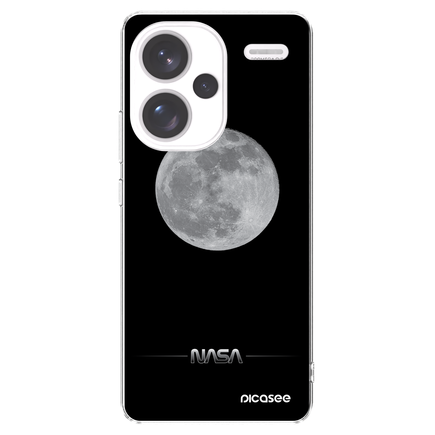 Picasee silikonový průhledný obal pro Xiaomi Redmi Note 13 Pro+ 5G - Moon Minimal