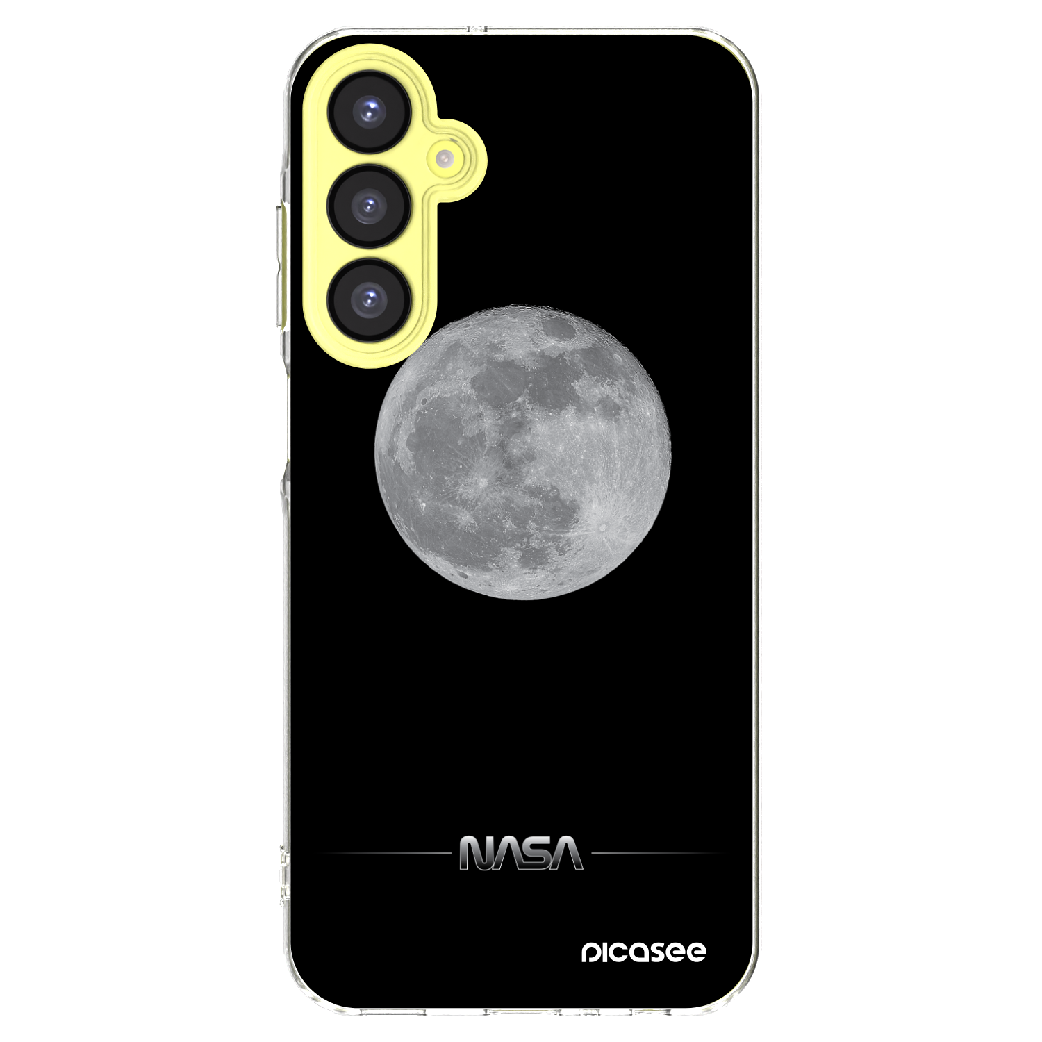 Picasee silikonový průhledný obal pro Samsung Galaxy A25 A256B 5G - Moon Minimal