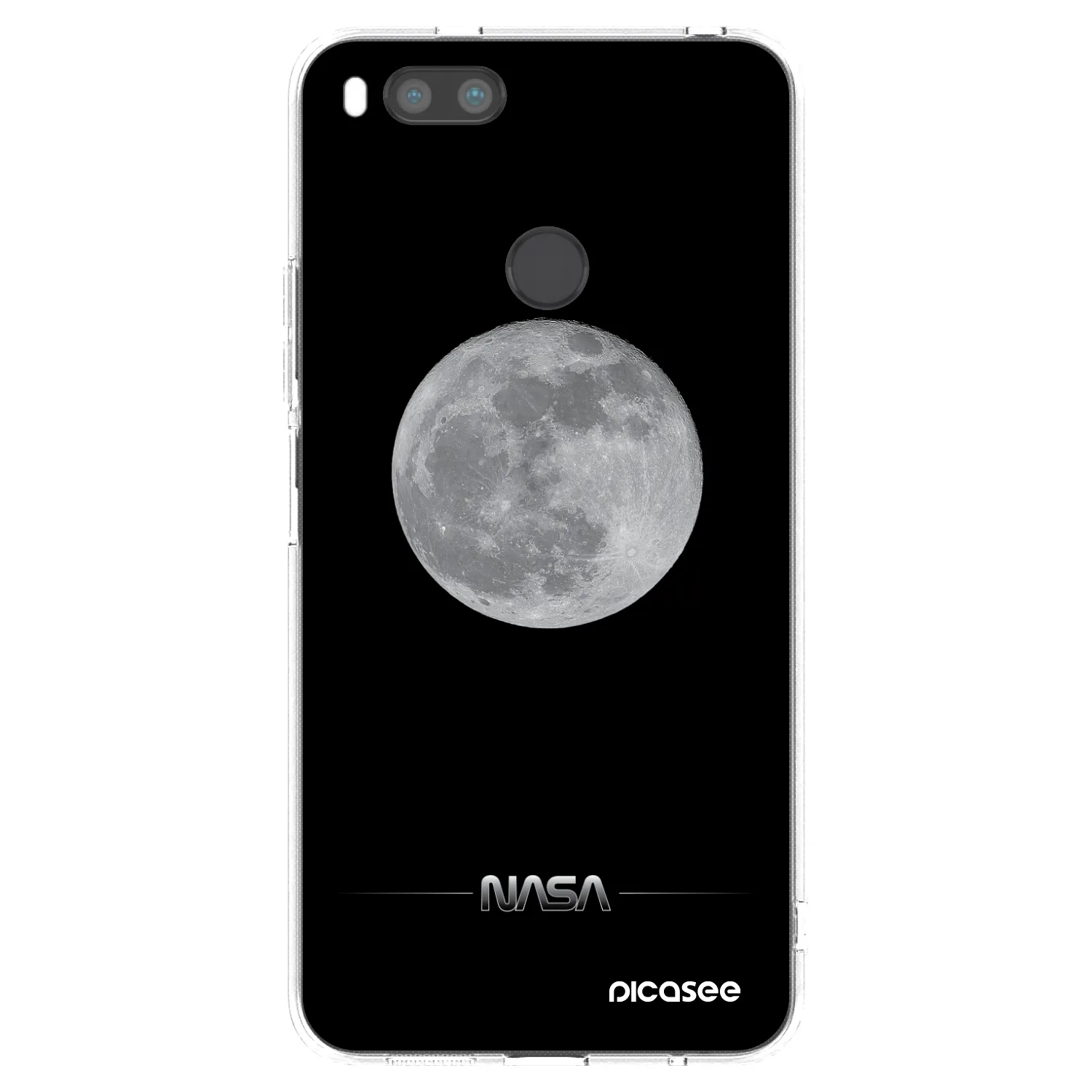 Picasee silikonový průhledný obal pro Xiaomi Mi A1 Global - Moon Minimal