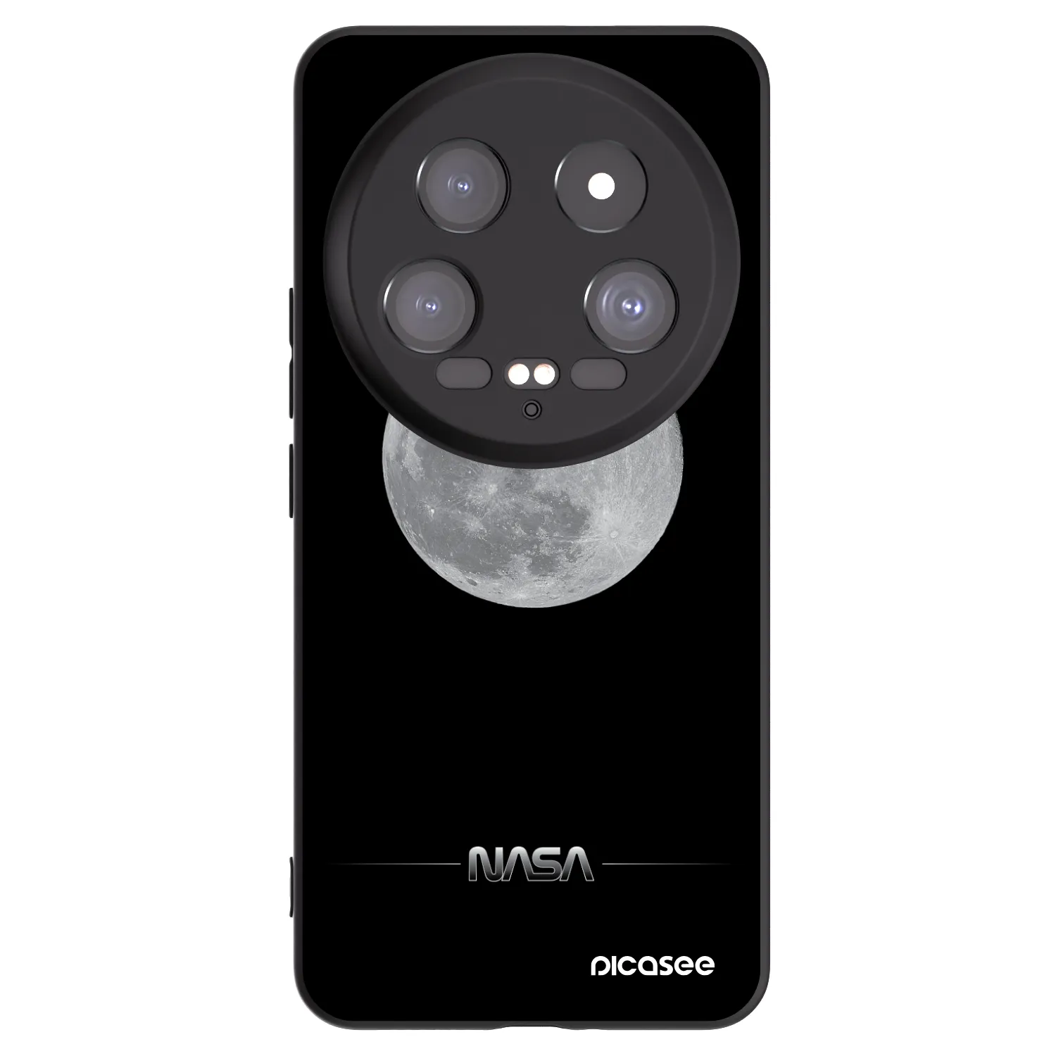 Picasee silikonový černý obal pro Xiaomi 14 Ultra - Moon Minimal