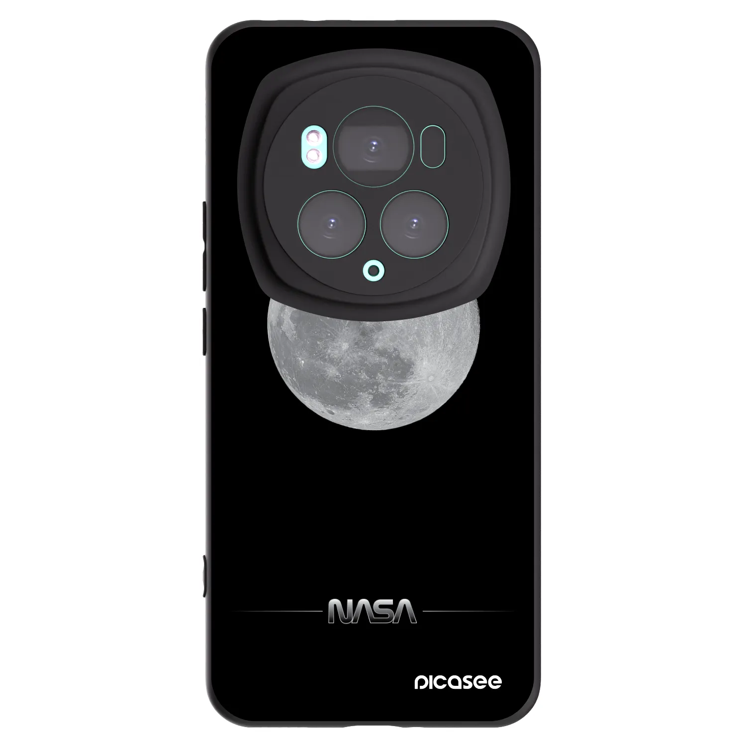 Picasee silikonový černý obal pro Honor Magic6 Pro - Moon Minimal