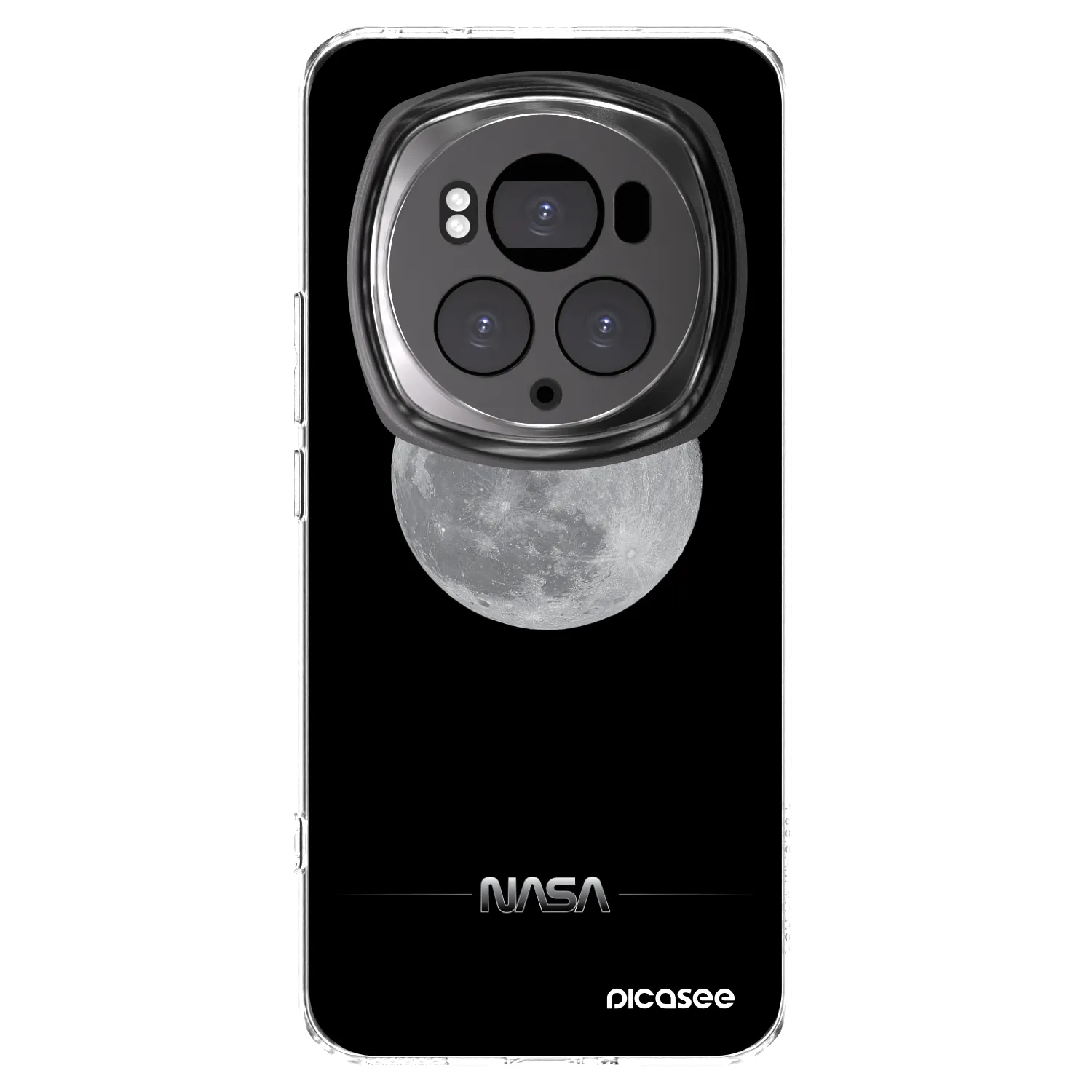 Picasee silikonový průhledný obal pro Honor Magic6 Pro - Moon Minimal