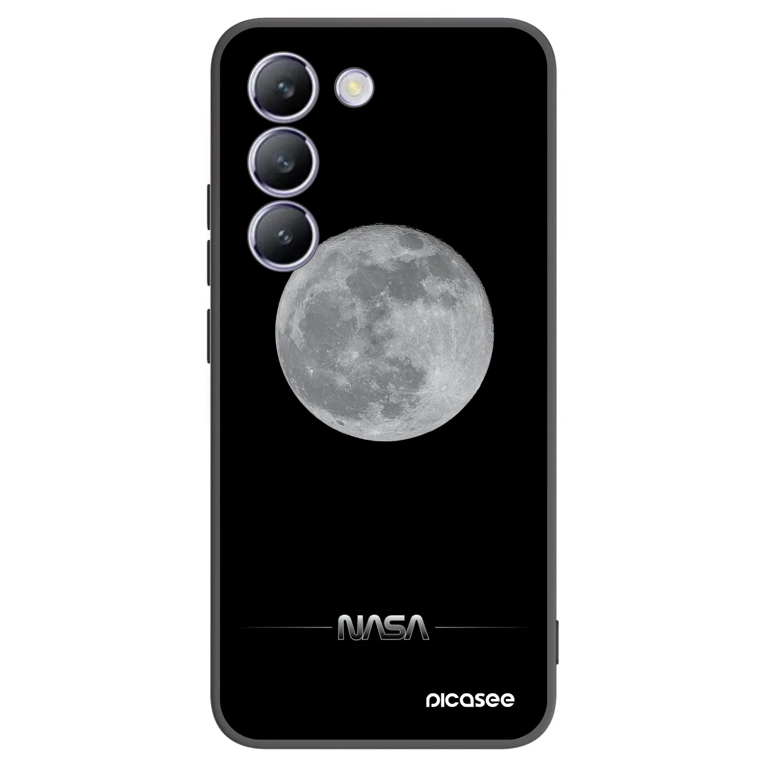 Picasee silikonový černý obal pro Vivo V40 SE 5G - Moon Minimal