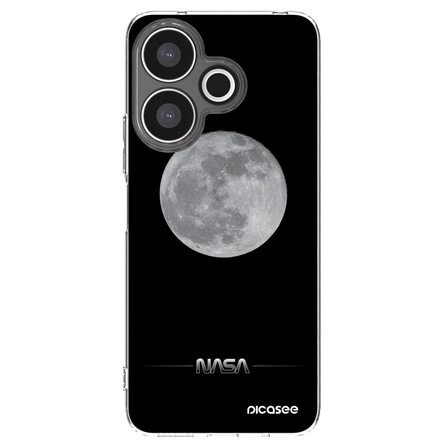 Picasee silikonový průhledný obal pro Xiaomi Redmi 13 4G - Moon Minimal