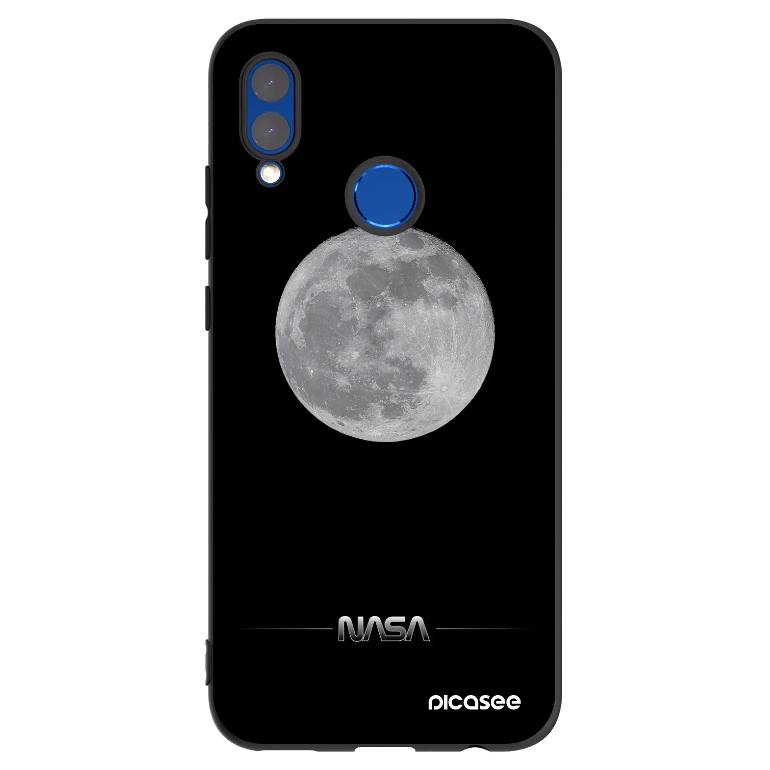 Picasee silikonový černý obal pro Huawei P Smart 2019 - Moon Minimal