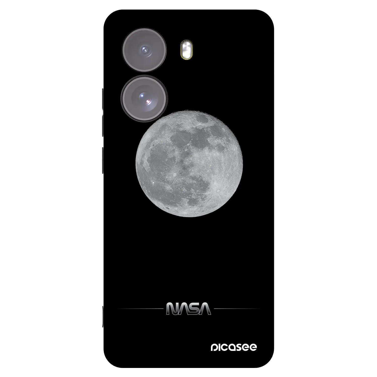 Picasee silikonový černý obal pro Xiaomi Poco X7 - Moon Minimal