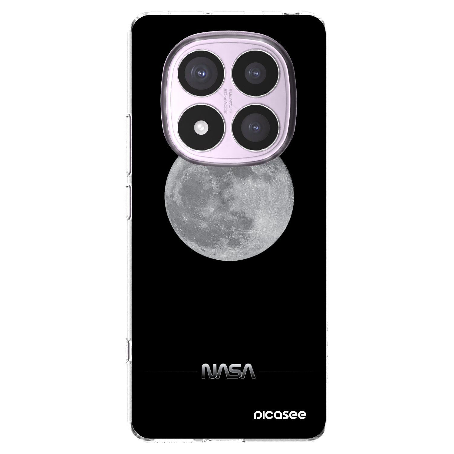 Picasee silikonový průhledný obal pro Xiaomi Redmi Note 14 Pro 4G - Moon Minimal