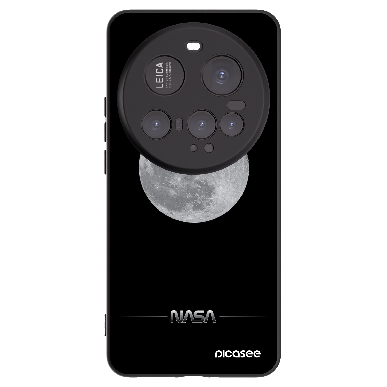 Picasee silikonový černý obal pro Xiaomi 15 Ultra - Moon Minimal