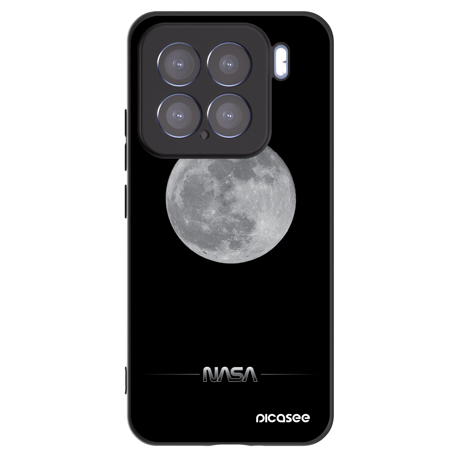 Picasee silikonový černý obal pro Xiaomi 15 - Moon Minimal
