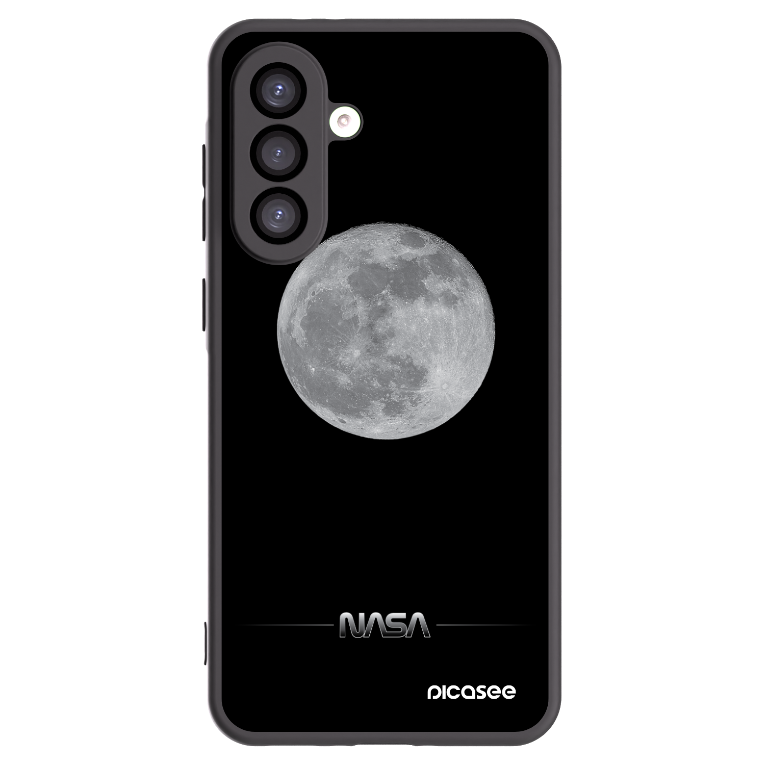 Picasee silikonový černý obal pro Samsung Galaxy A26 5G A266B - Moon Minimal