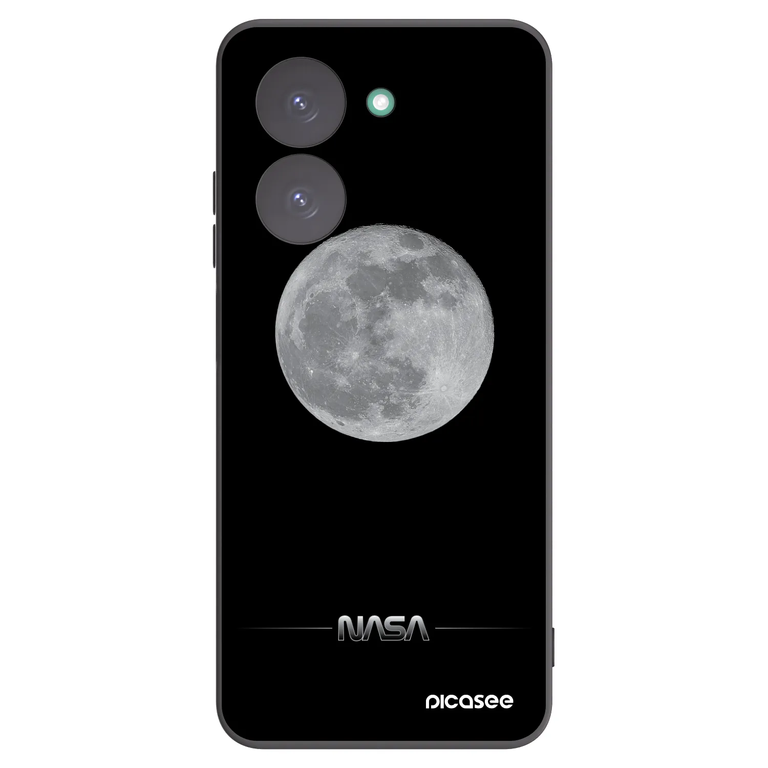 Picasee silikonový černý obal pro Xiaomi Redmi A5 - Moon Minimal