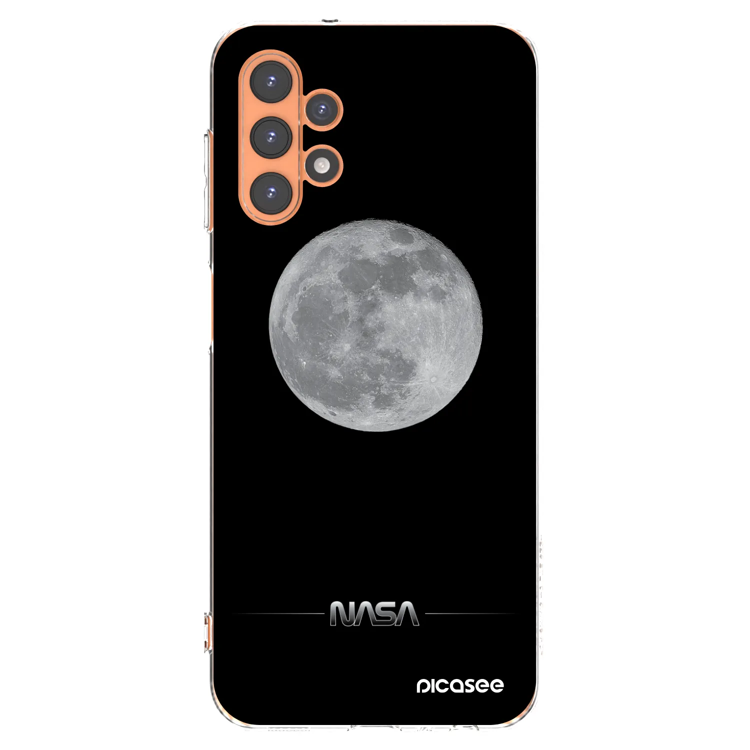 Picasee silikonový průhledný obal pro Samsung Galaxy A13 5G - Moon Minimal