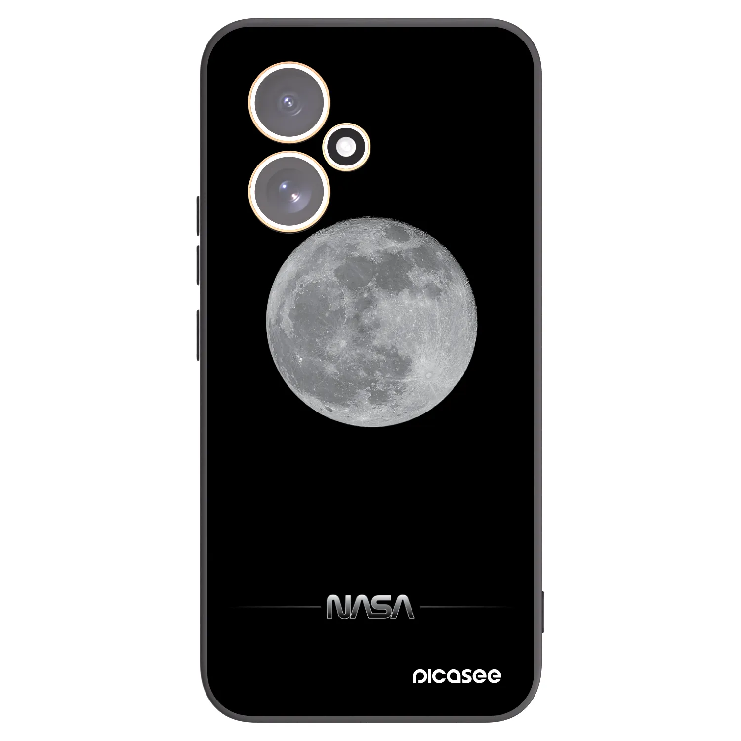 Picasee silikonový černý obal pro Honor 400 5G - Moon Minimal