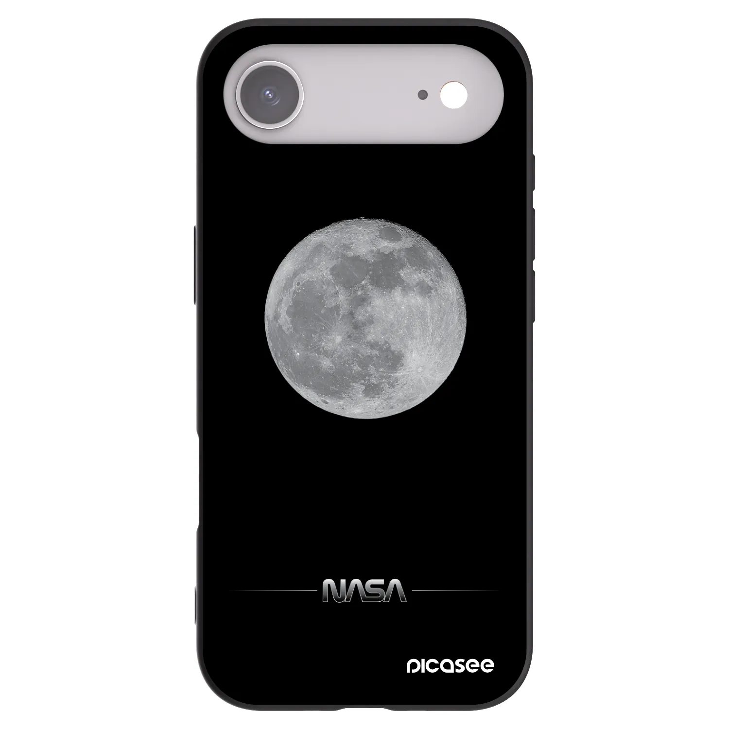 Picasee silikonový černý obal pro Apple iPhone Air - Moon Minimal