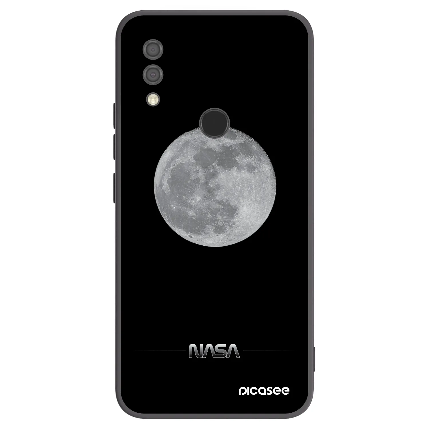 Picasee silikonový černý obal pro Xiaomi Redmi 7 - Moon Minimal