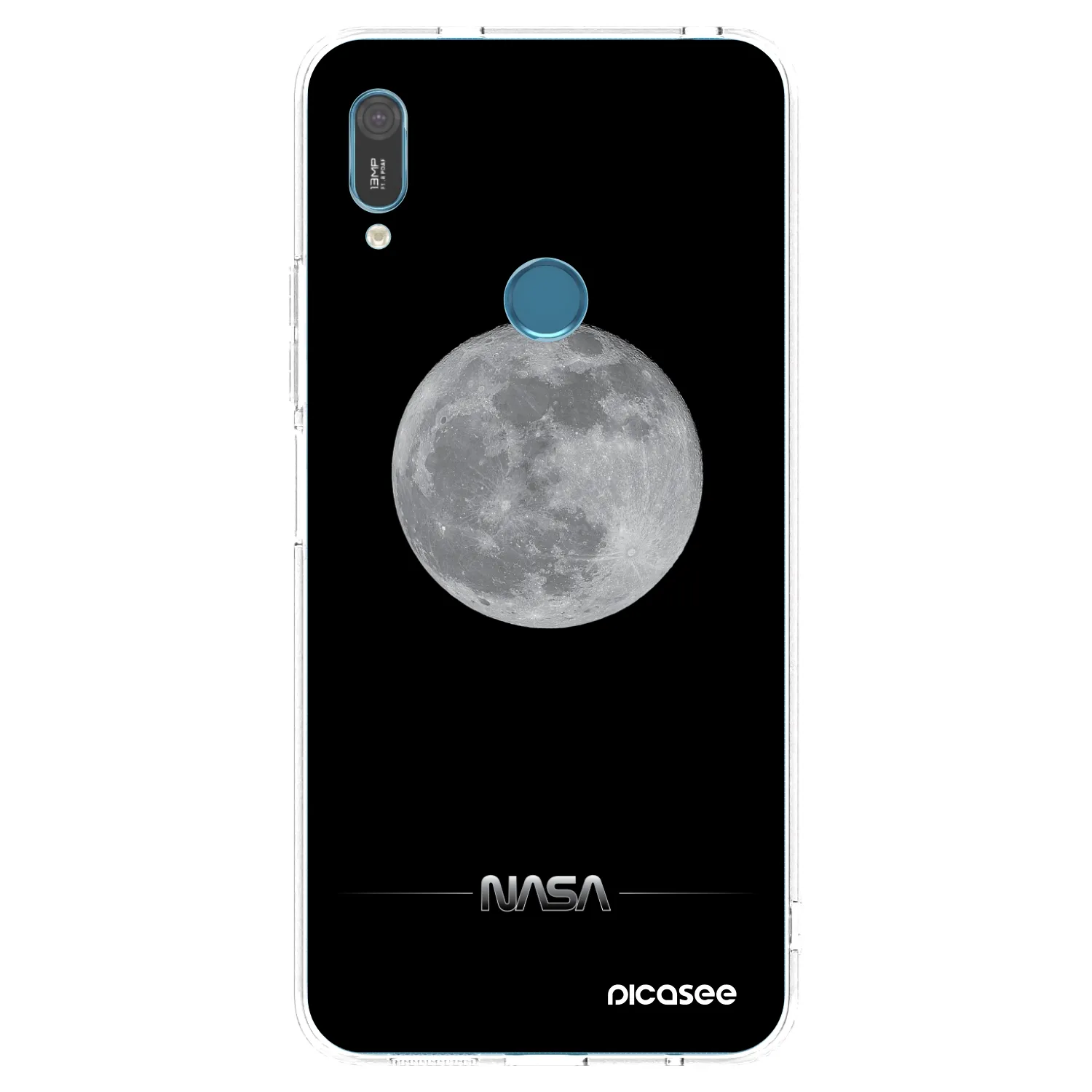 Picasee silikonový průhledný obal pro Huawei Y6 2019 - Moon Minimal