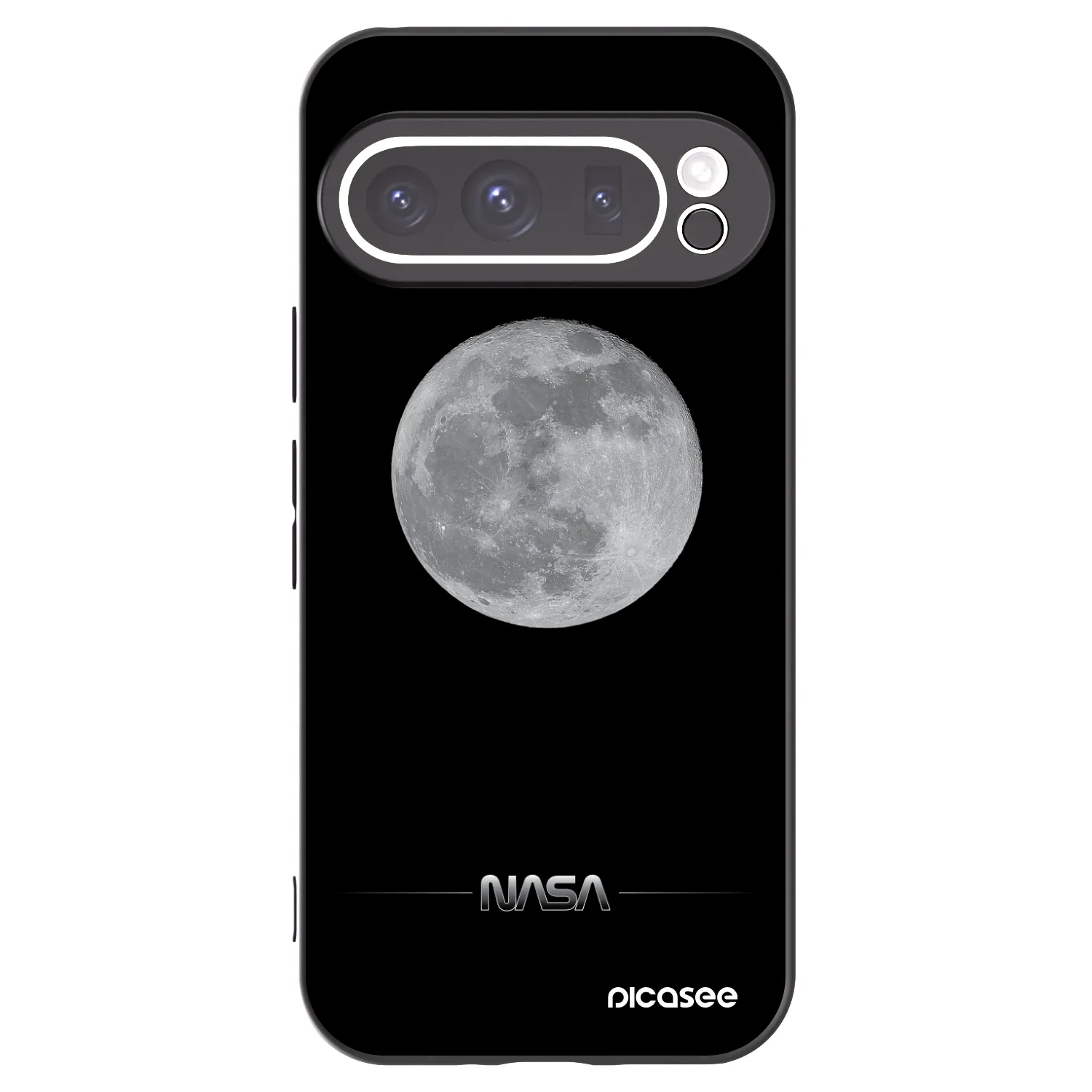 Picasee silikonový černý obal pro Google Pixel 9 Pro XL - Moon Minimal