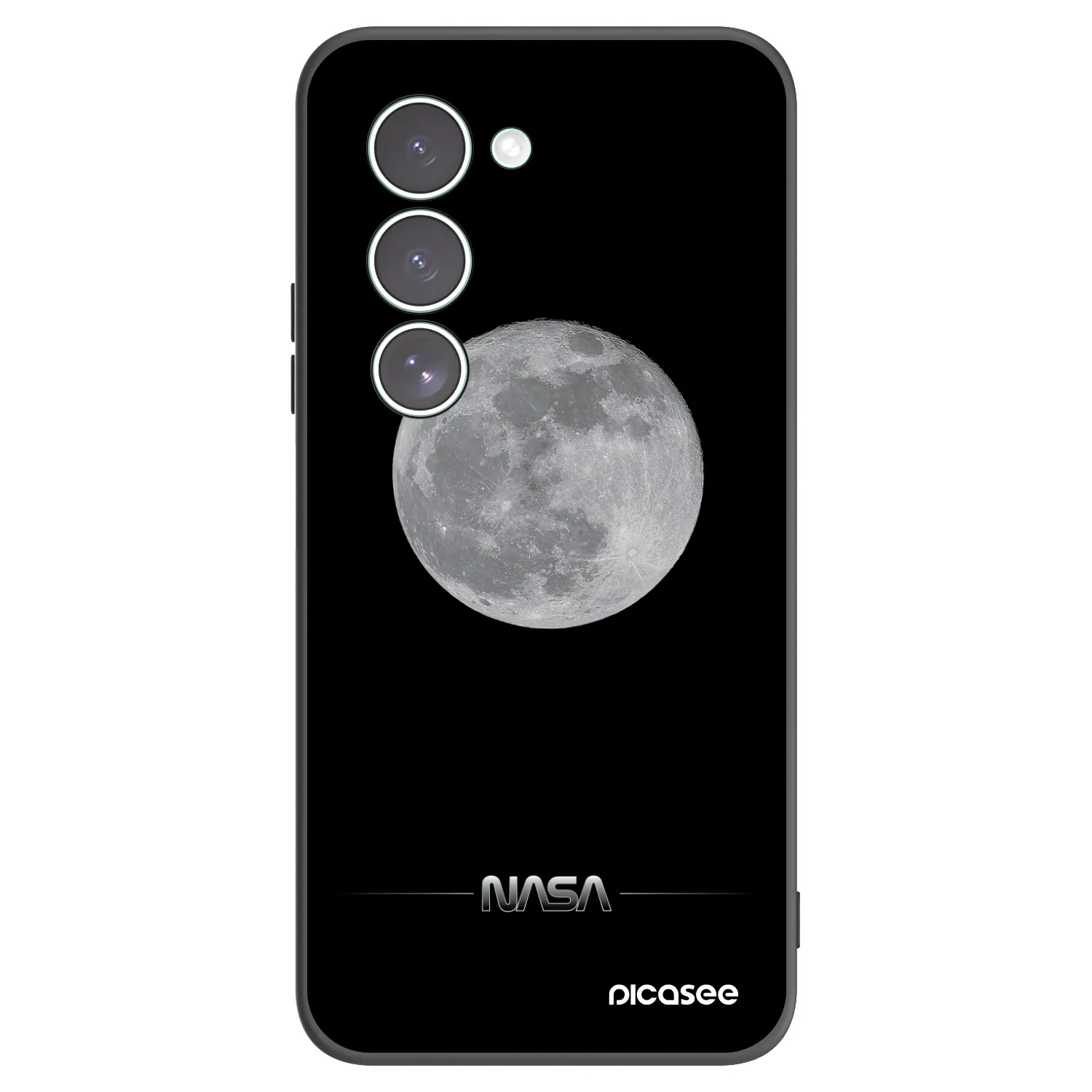 Picasee silikonový černý obal pro Xiaomi Redmi 15 5G - Moon Minimal