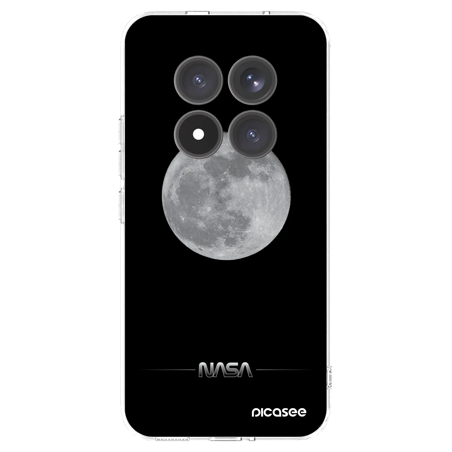 Picasee silikonový průhledný obal pro Xiaomi Redmi Note 15 Pro+ - Moon Minimal