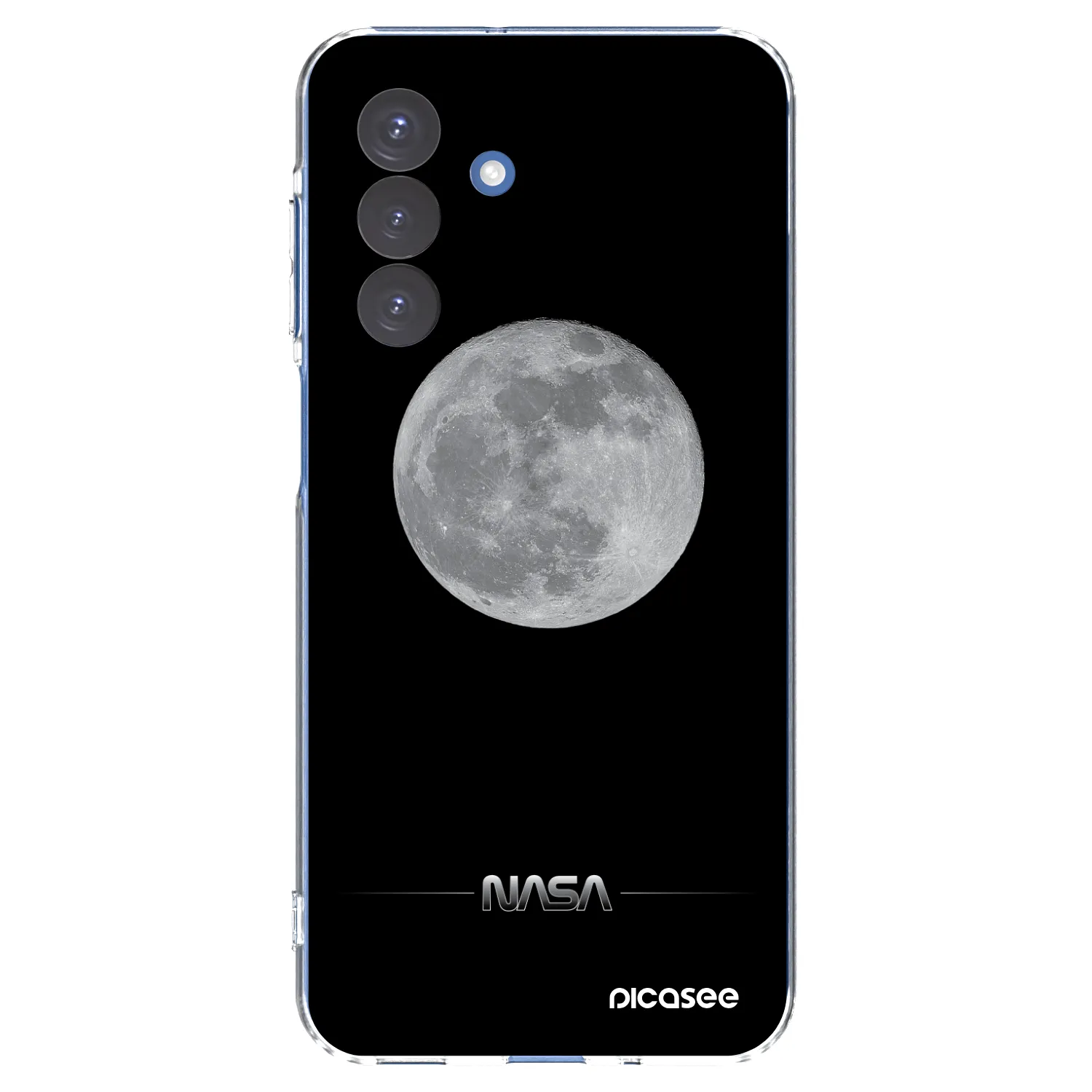Picasee silikonový průhledný obal pro Samsung Galaxy A17 5G - Moon Minimal
