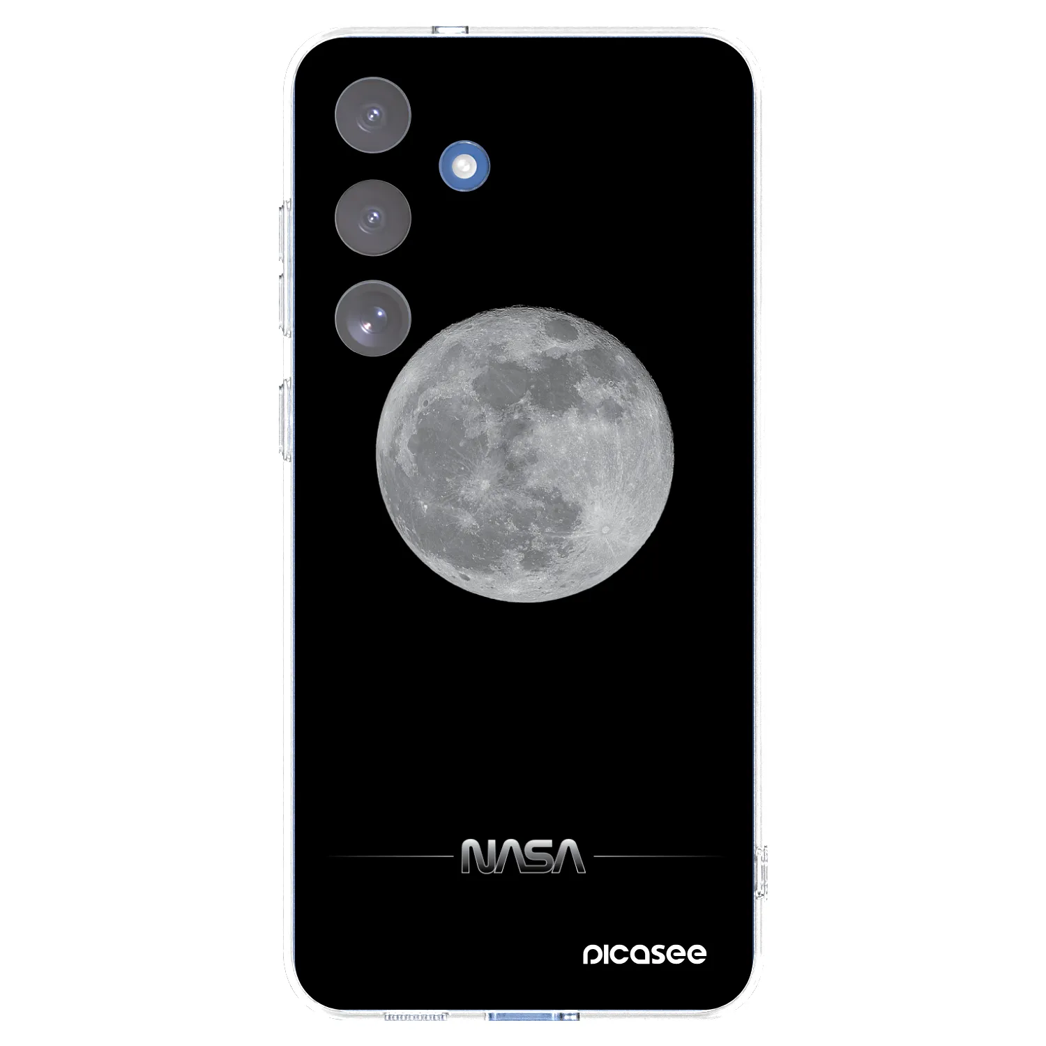 Picasee silikonový průhledný obal pro Samsung Galaxy S25 FE 5G - Moon Minimal