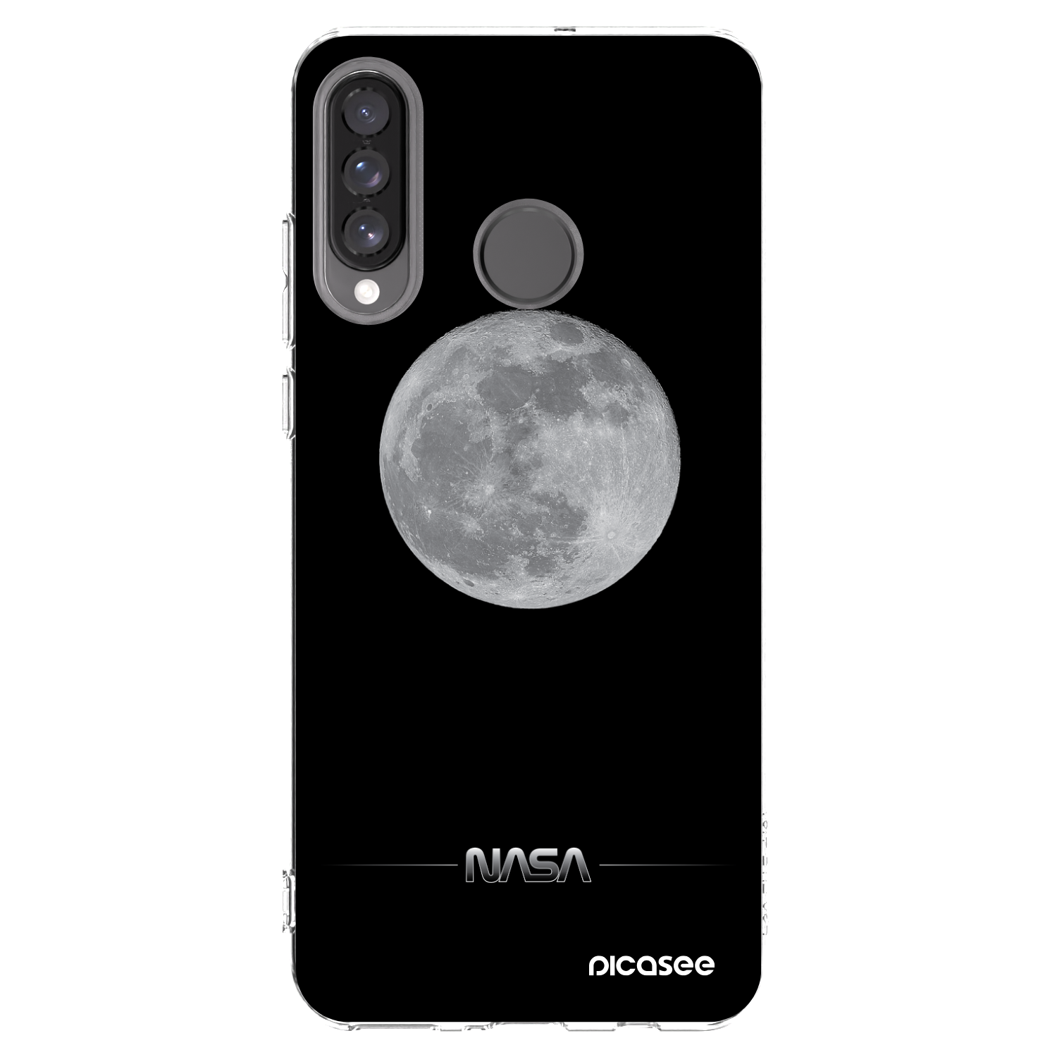 Picasee silikonový průhledný obal pro Huawei P30 Lite - Moon Minimal