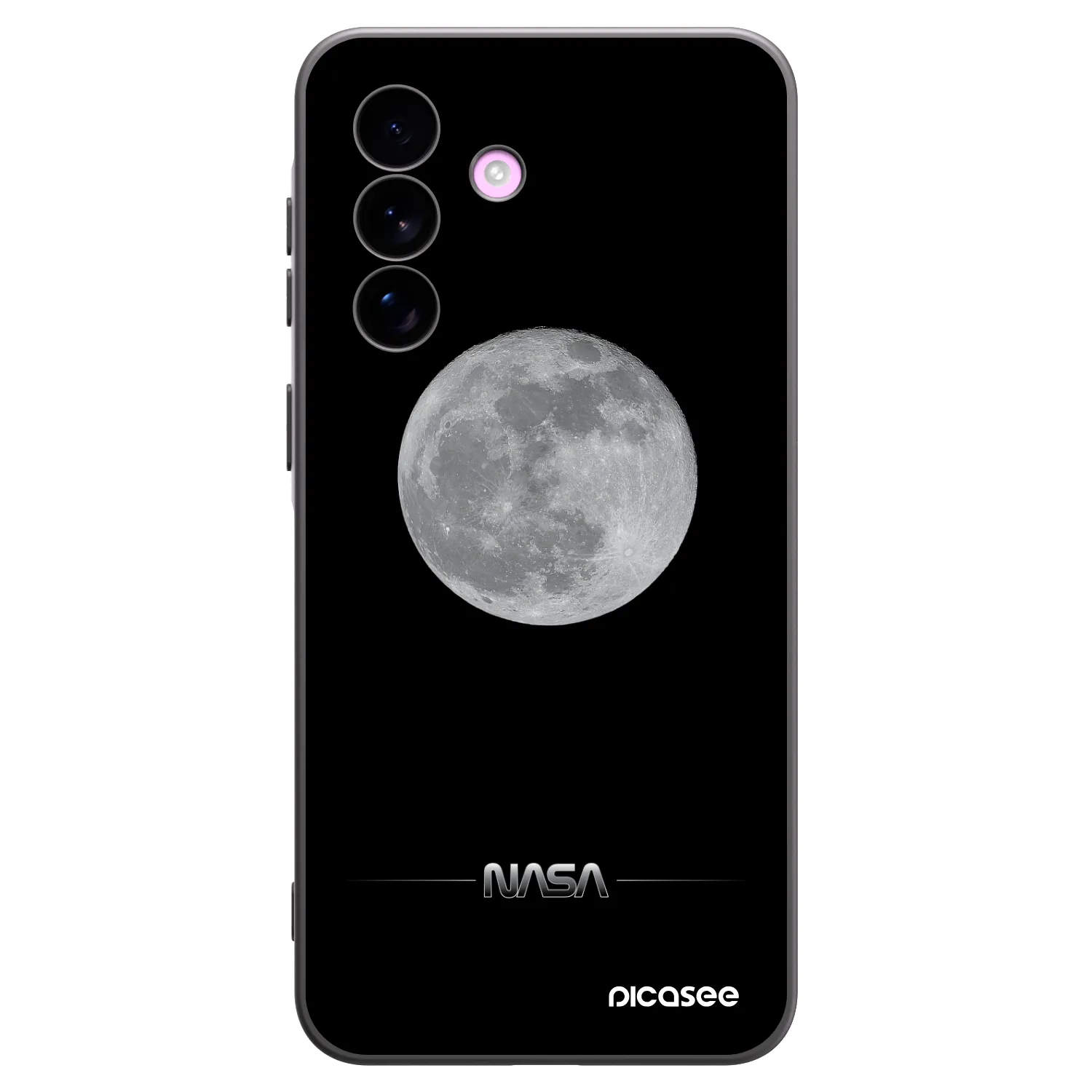 Picasee silikonový černý obal pro Samsung Galaxy A57 5G - Moon Minimal