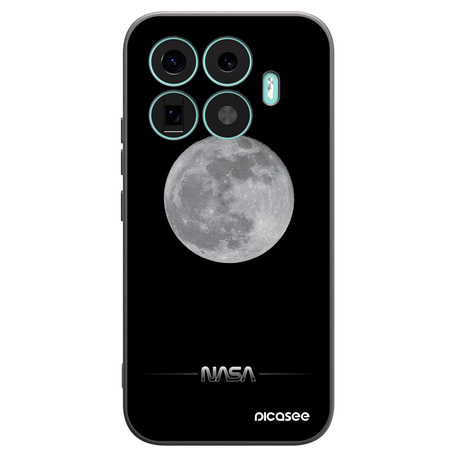 Picasee silikonový černý obal pro Xiaomi 17T - Moon Minimal