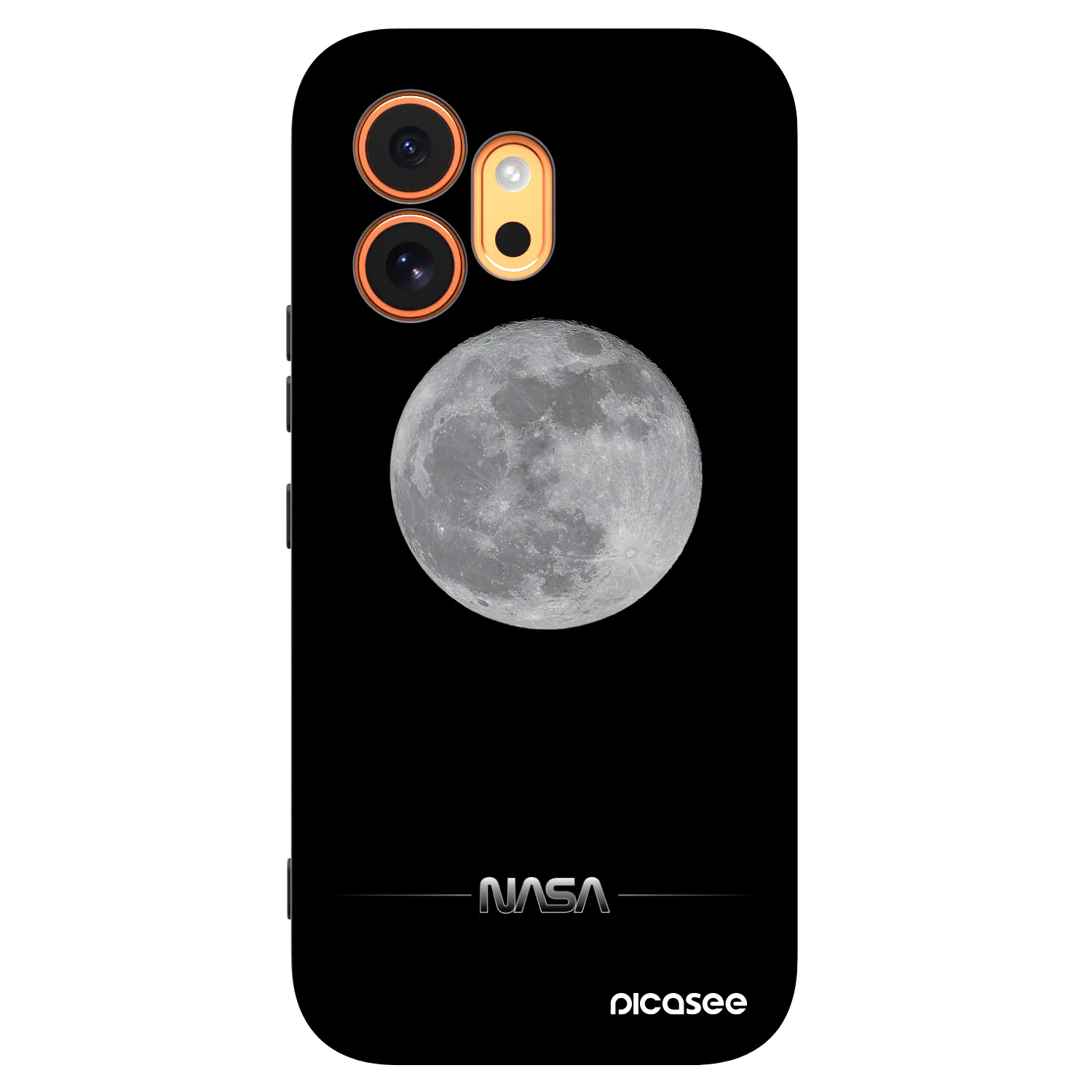 Picasee silikonový černý obal pro Honor 600 - Moon Minimal