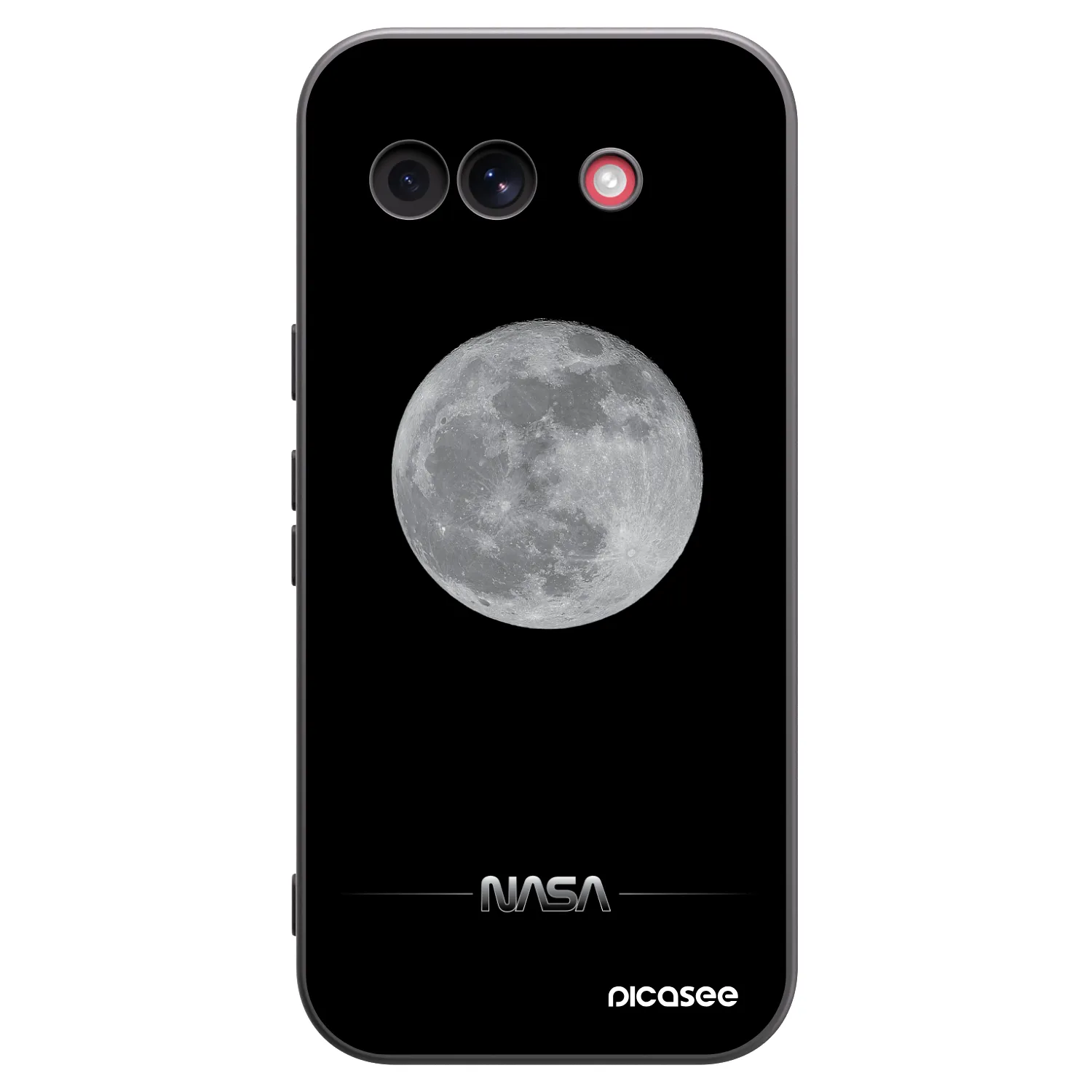 Picasee silikonový černý obal pro Google Pixel 10a - Moon Minimal