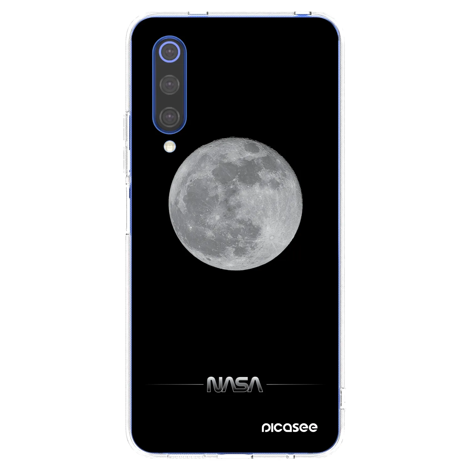 Picasee silikonový průhledný obal pro Xiaomi Mi 9 SE - Moon Minimal