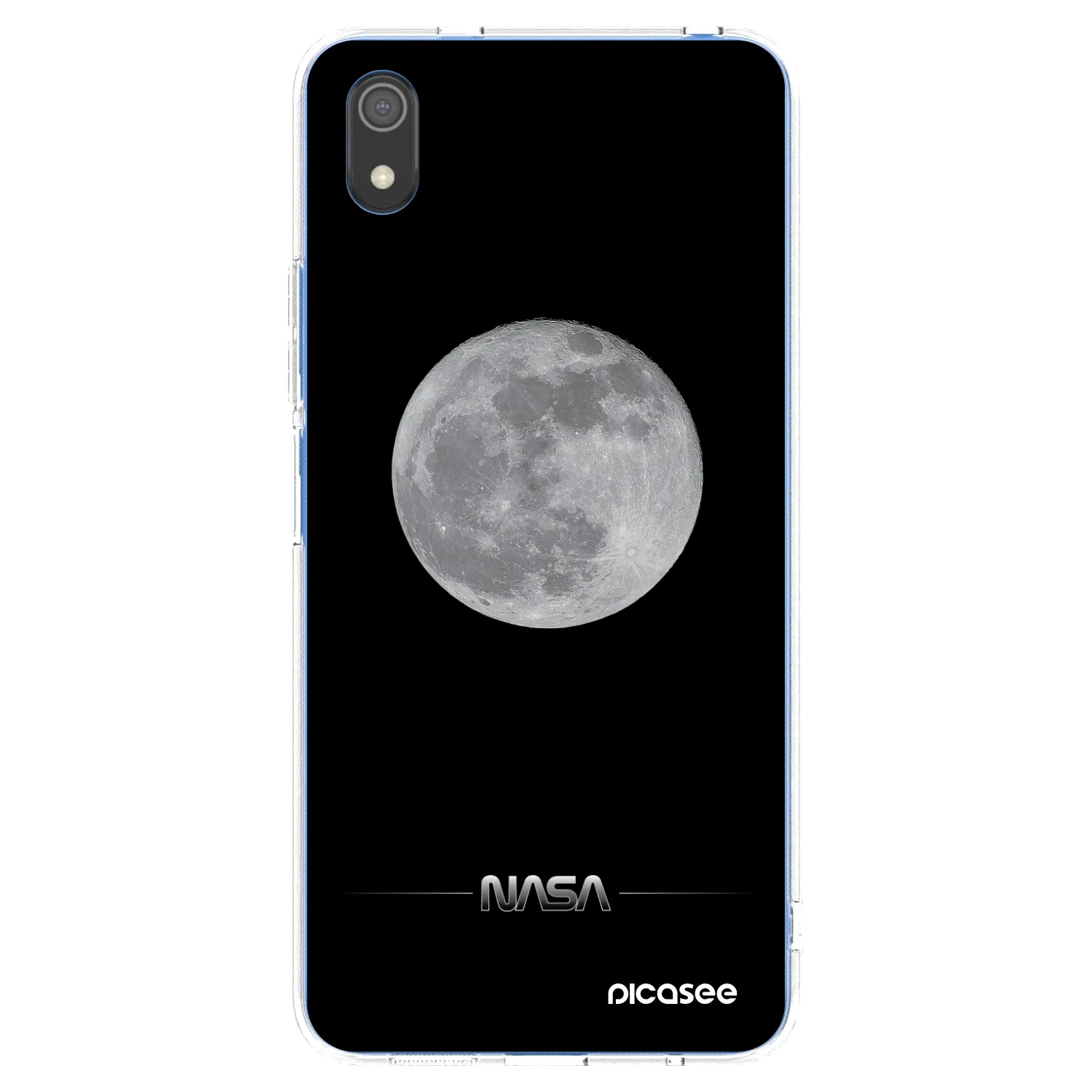 Picasee silikonový průhledný obal pro Xiaomi Redmi 7A - Moon Minimal