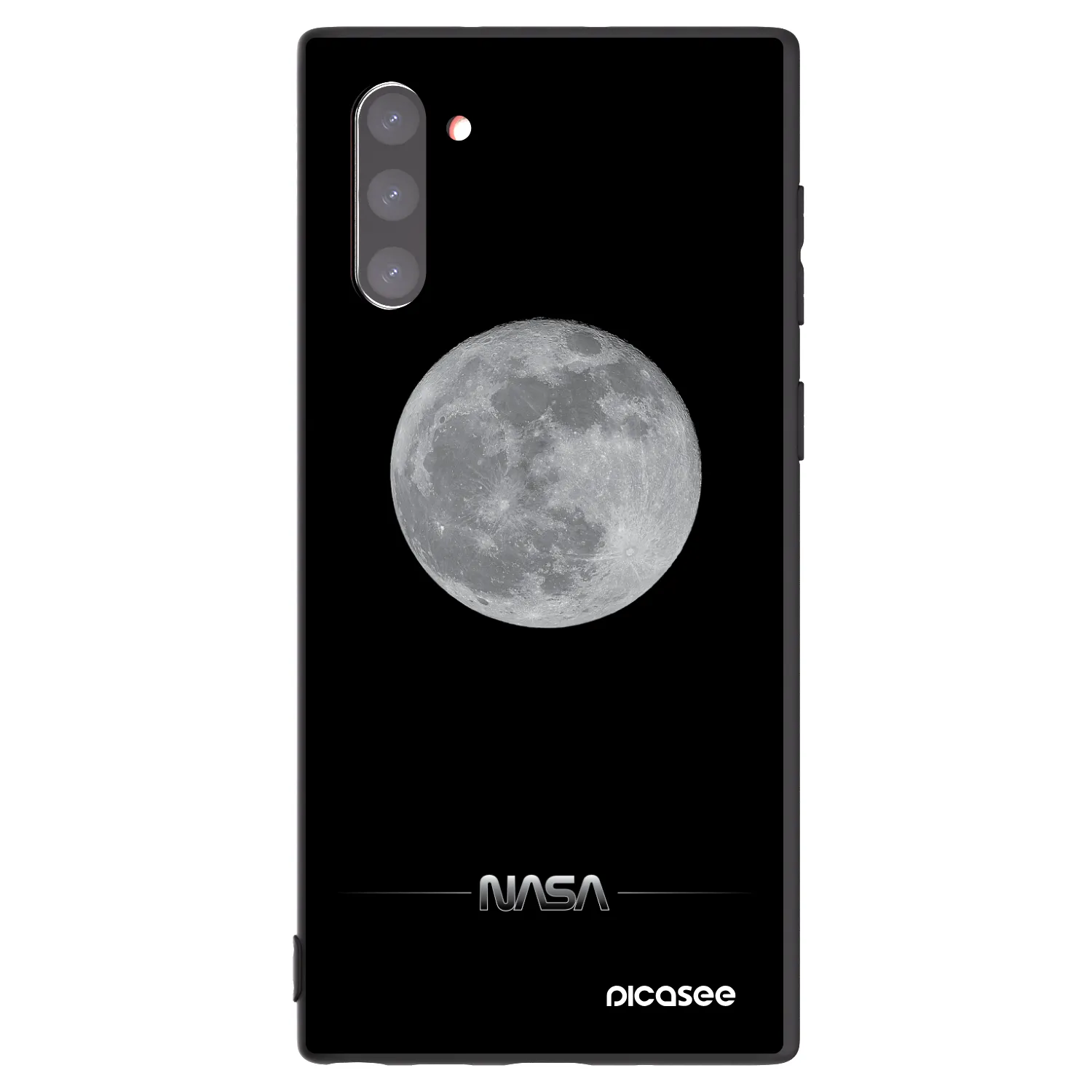 Picasee silikonový černý obal pro Samsung Galaxy Note 10 N970F - Moon Minimal