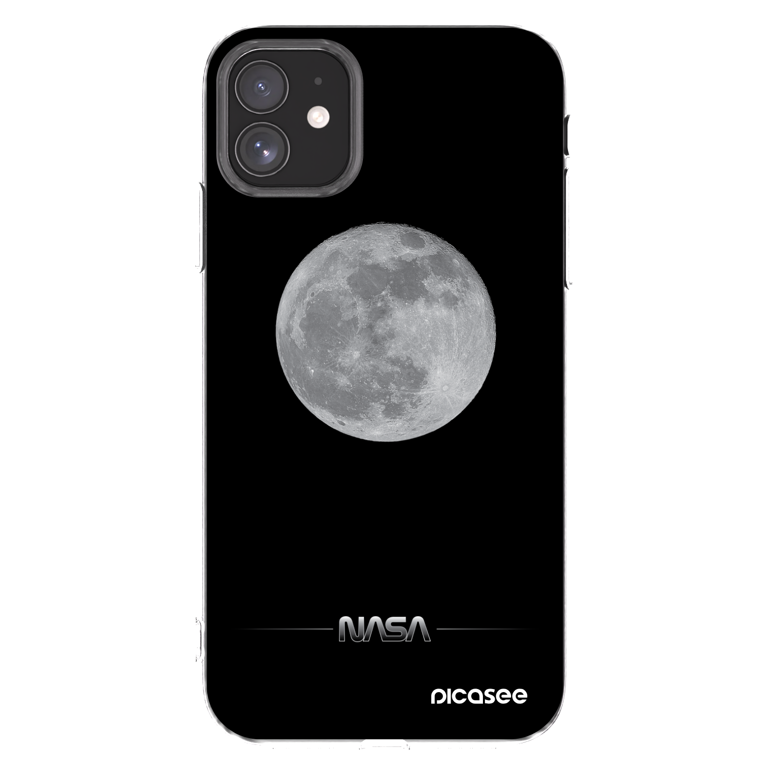 Picasee silikonový průhledný obal pro Apple iPhone 11 - Moon Minimal